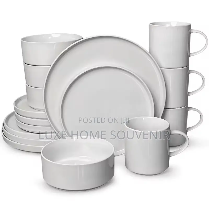 16pcs Stoneware Dinner Set Plate