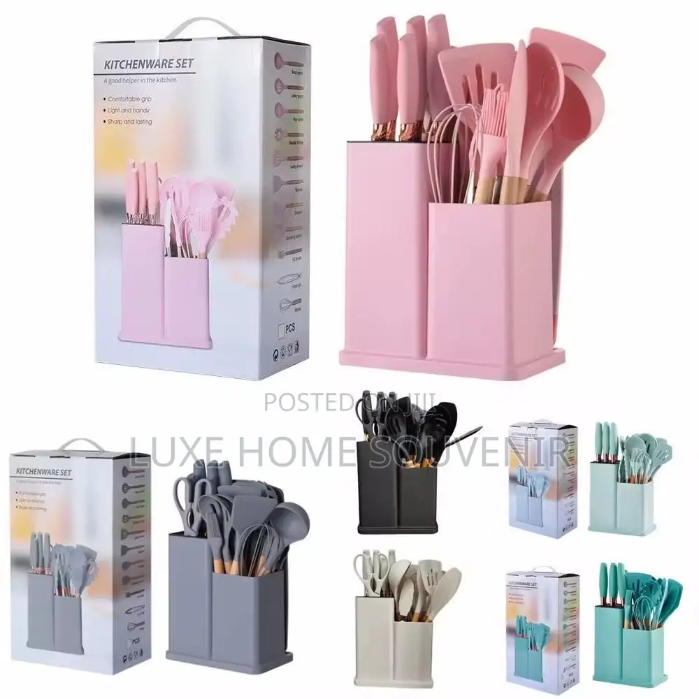 19pcs Kitchen Nonstick Cookware Utensil Set