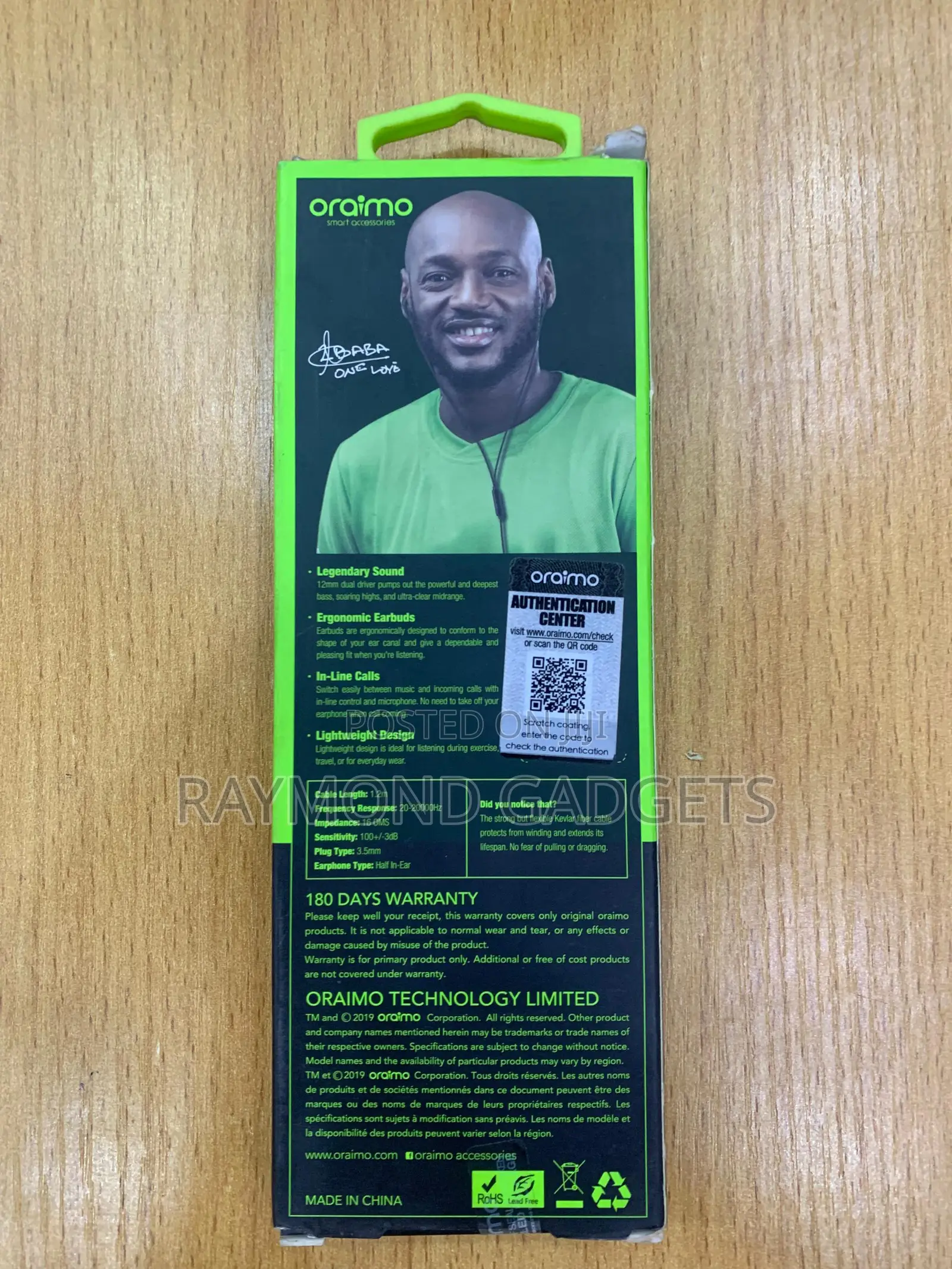 Oraimo Halo 2 Oep-e21 – Deep Bass Wired Earphone