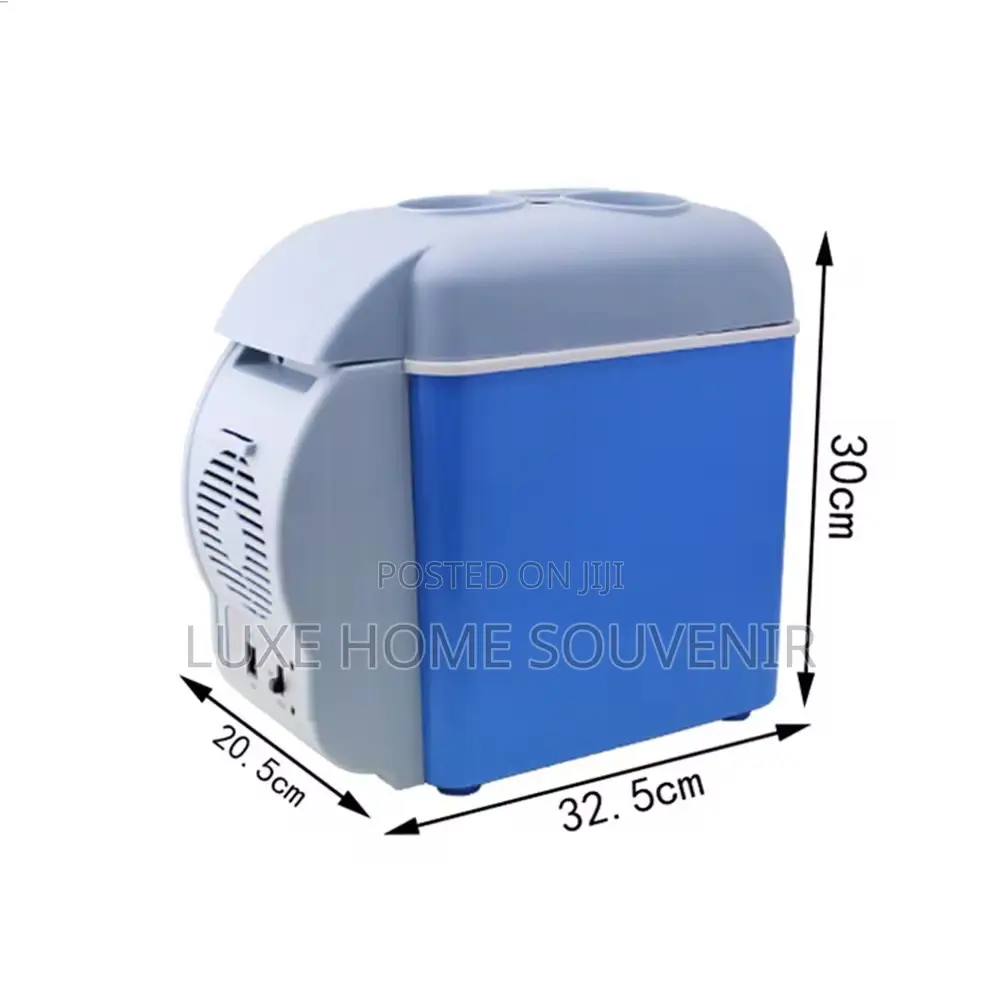 Portable Car Fridge 7.5litre Cooling Warning Refrigerator