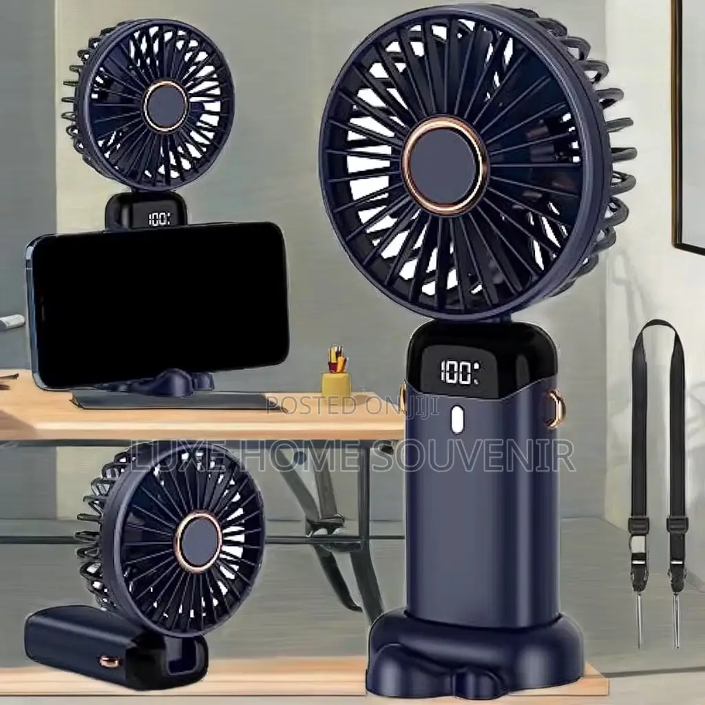 Mini Rechargeable Handheld Fan With Timer