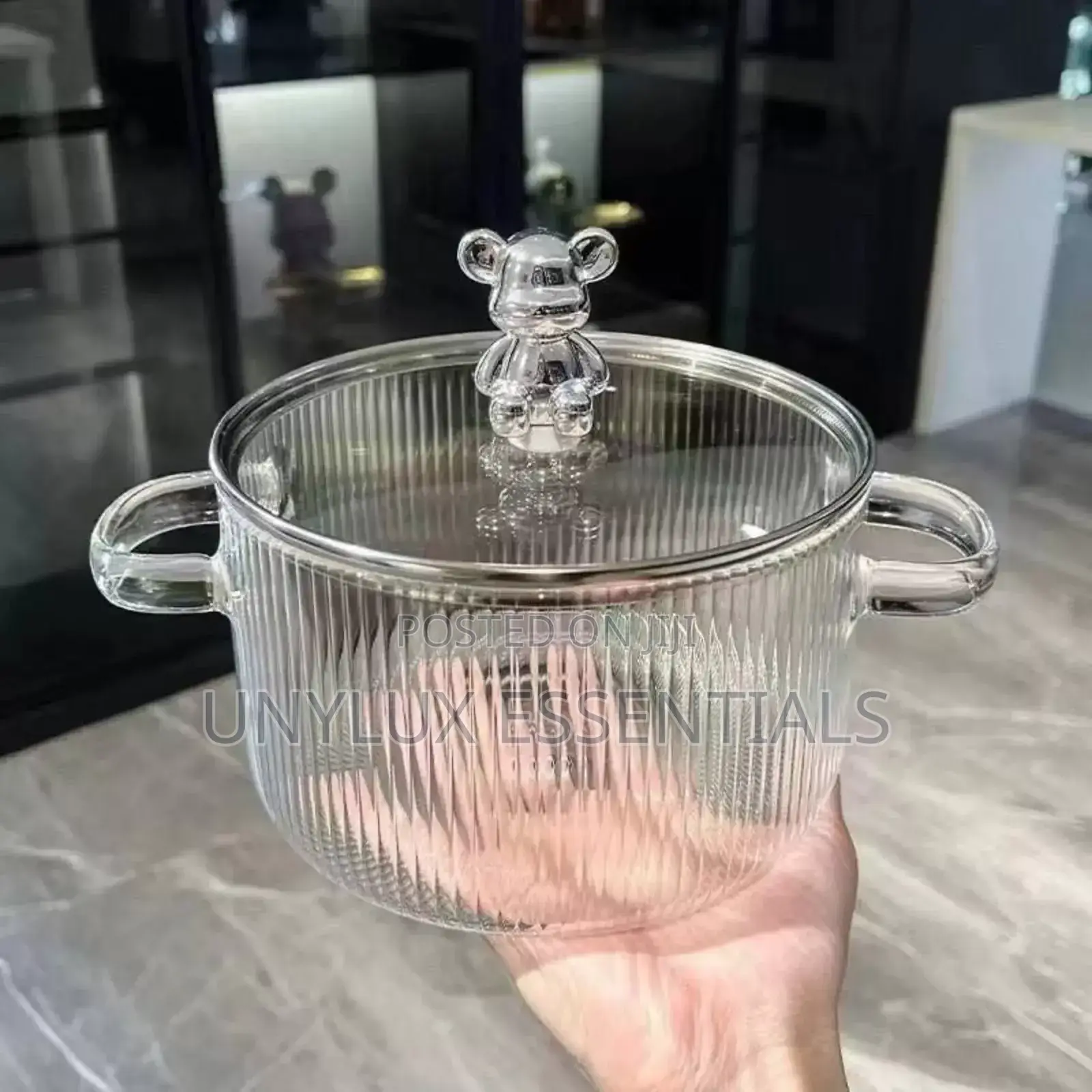 Borosilicate Glass Cooking Pot