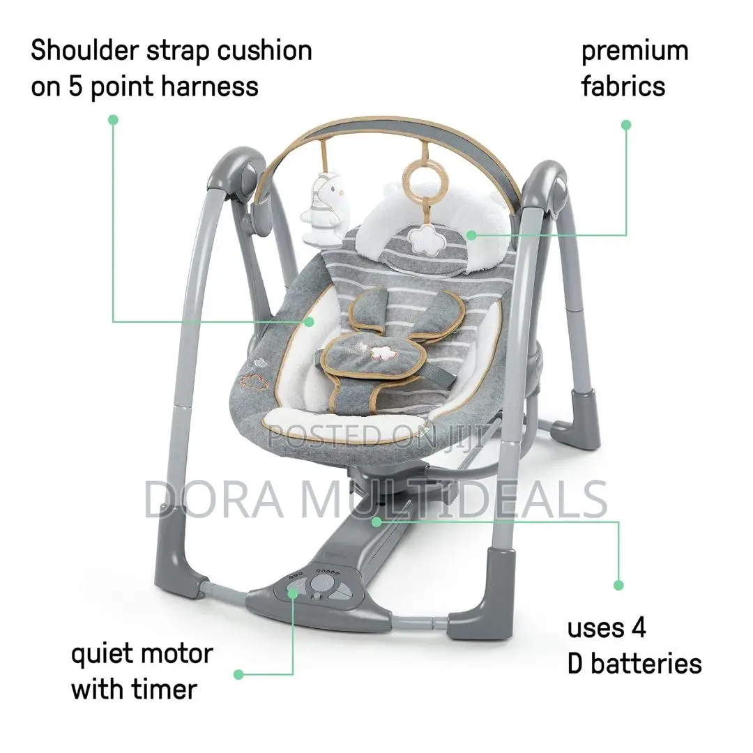 Ingenuity Swing N Go Deluxe Portable Baby Swing
