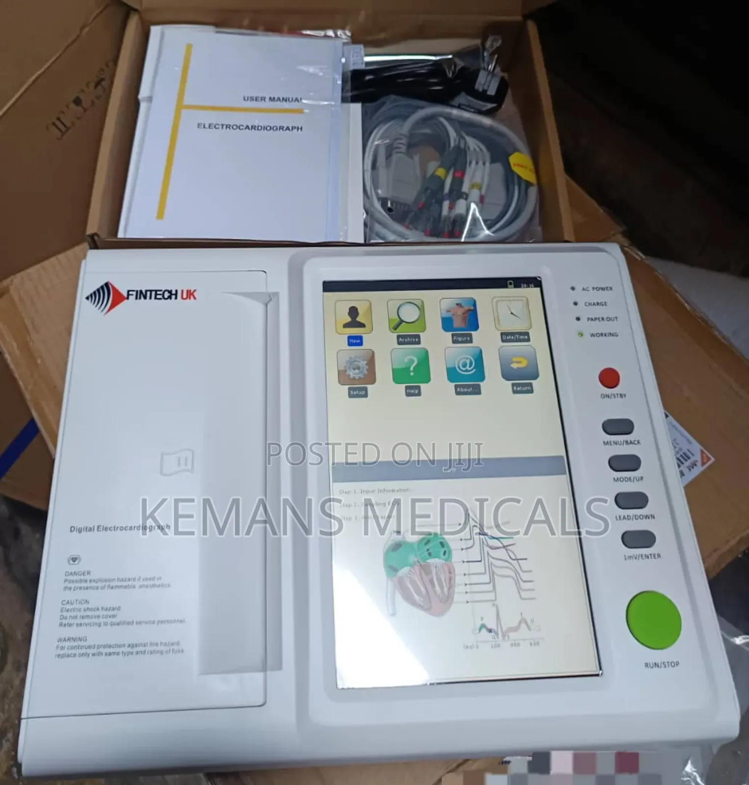 12 Channels Ecg Manchine