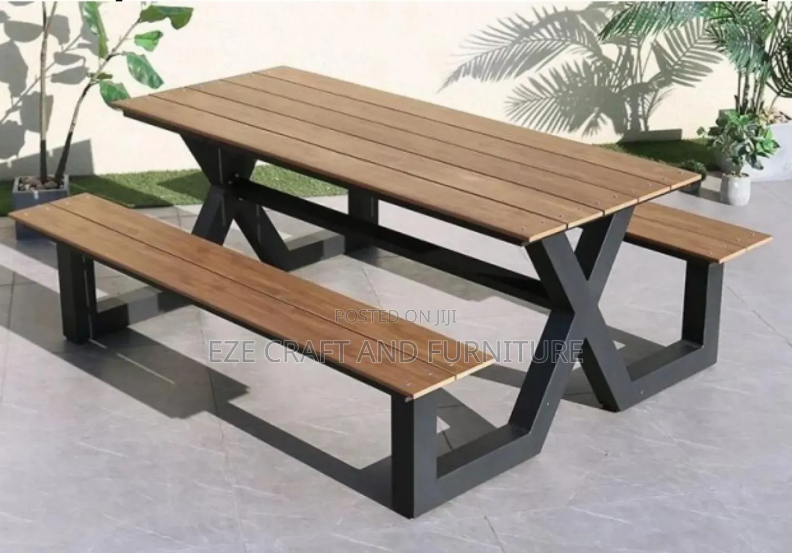 Multipurpose Wooden Picnic Table Set