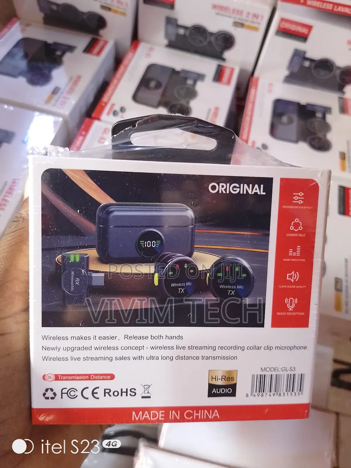 Gl-S3 Wireless Lavaliar Microphone