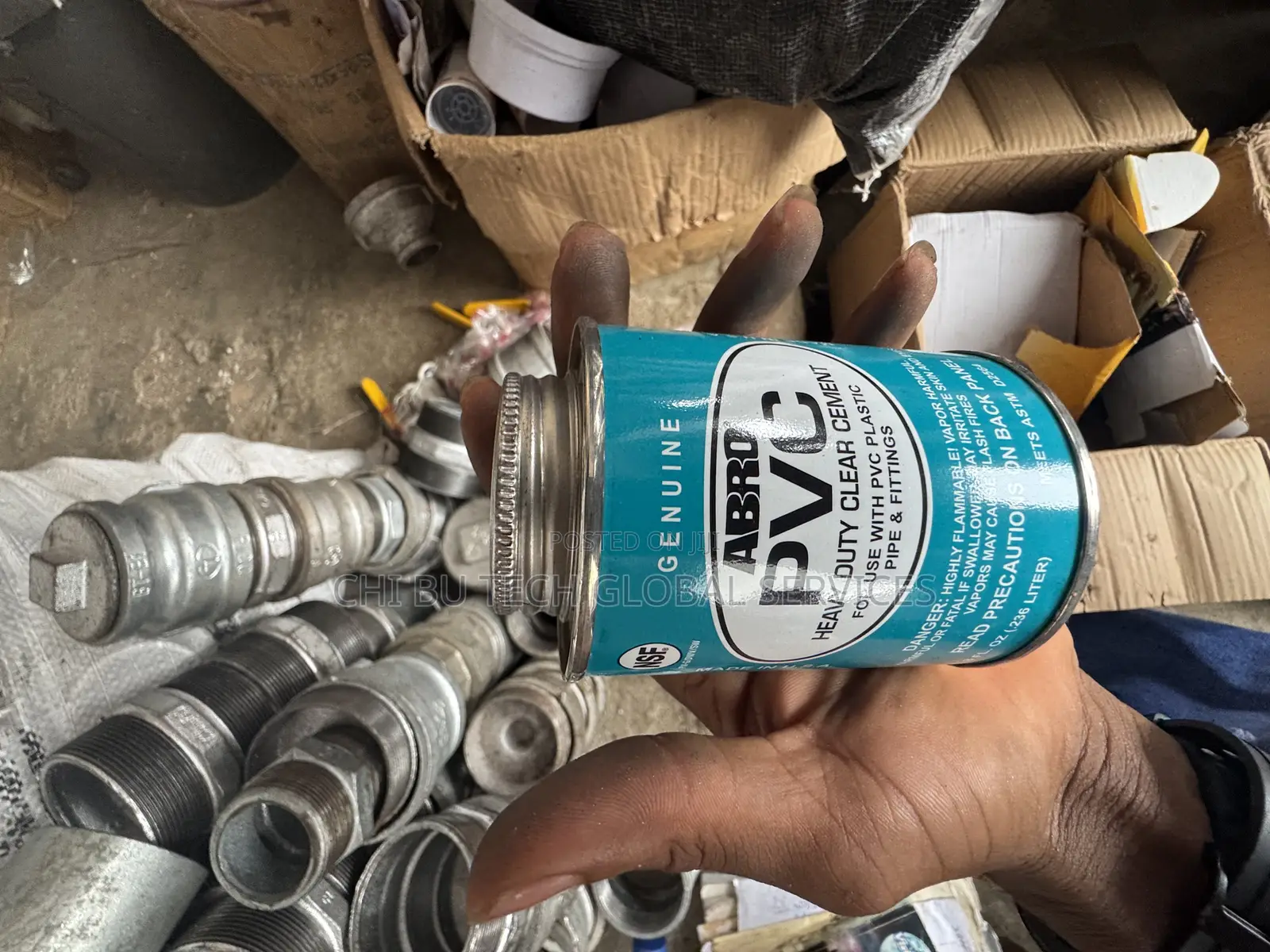 8 Fl. Oz (.236 Liter) Abro PVC Heavy Duty Clear Cement