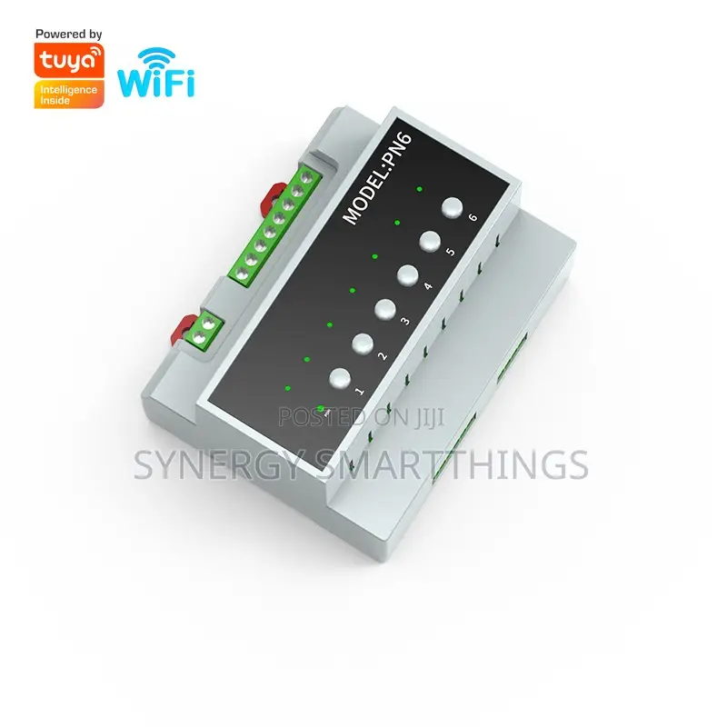 Tuya Zigbee 6ch Relay Smart Switch