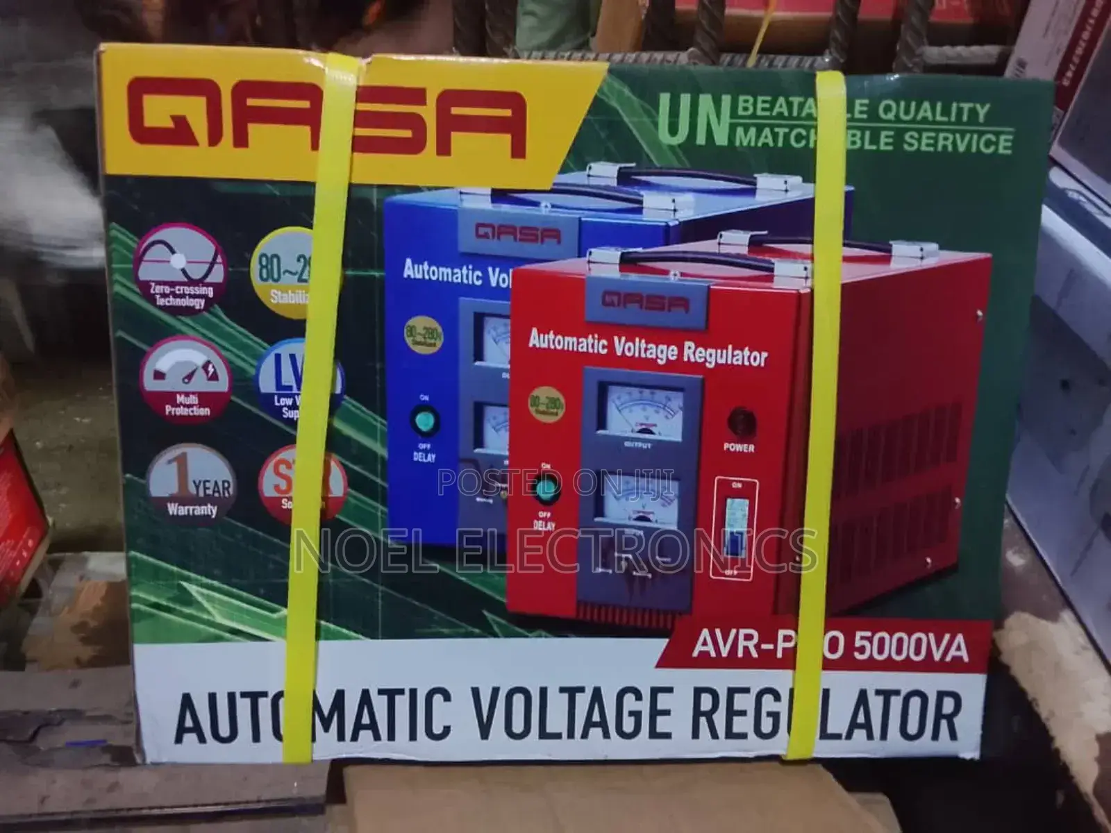 Qasa Avr- Pro 5000va Automatic Voltage Regulator
