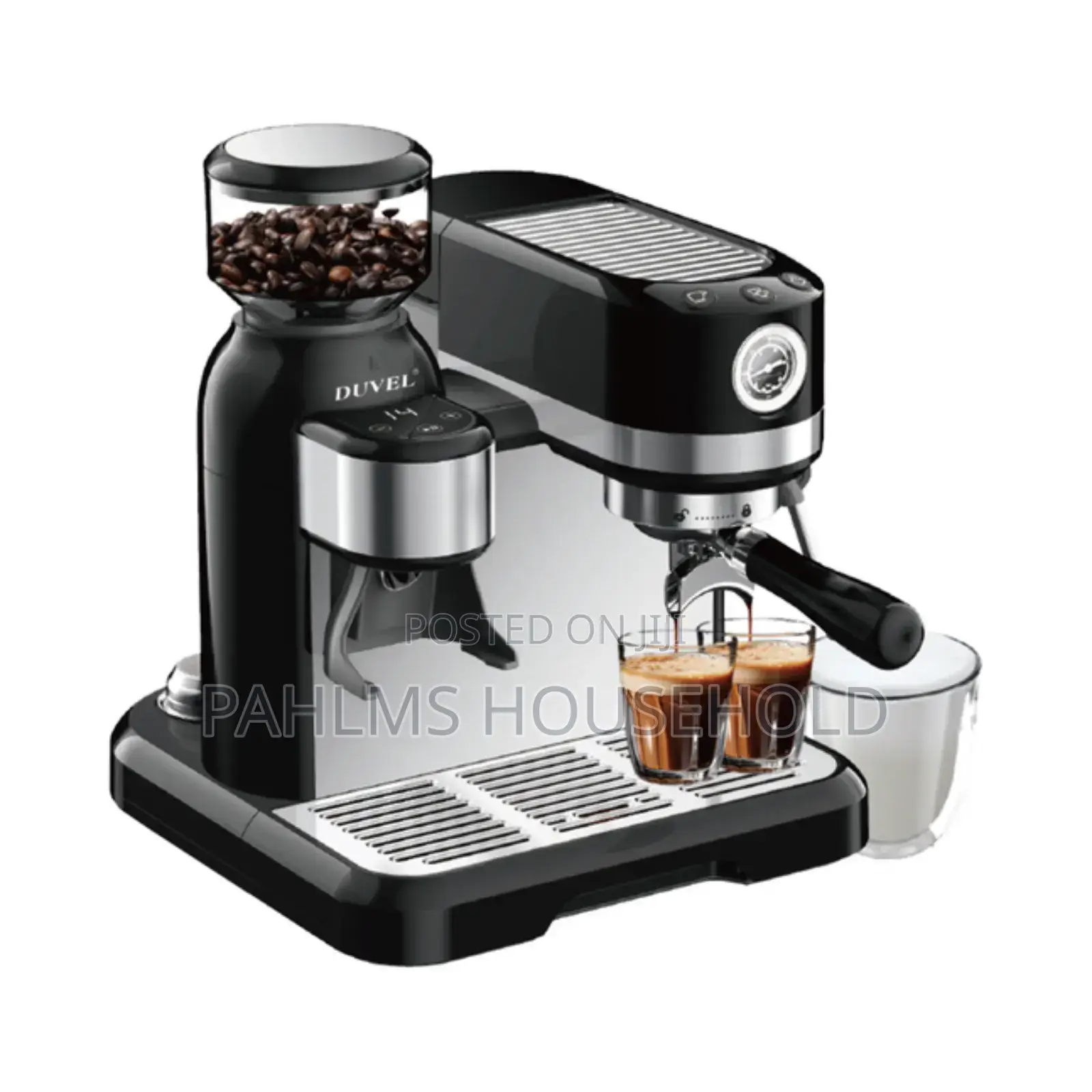 Duvel Automatic Espresso Coffee Machine With Built-in Coffee Grinder