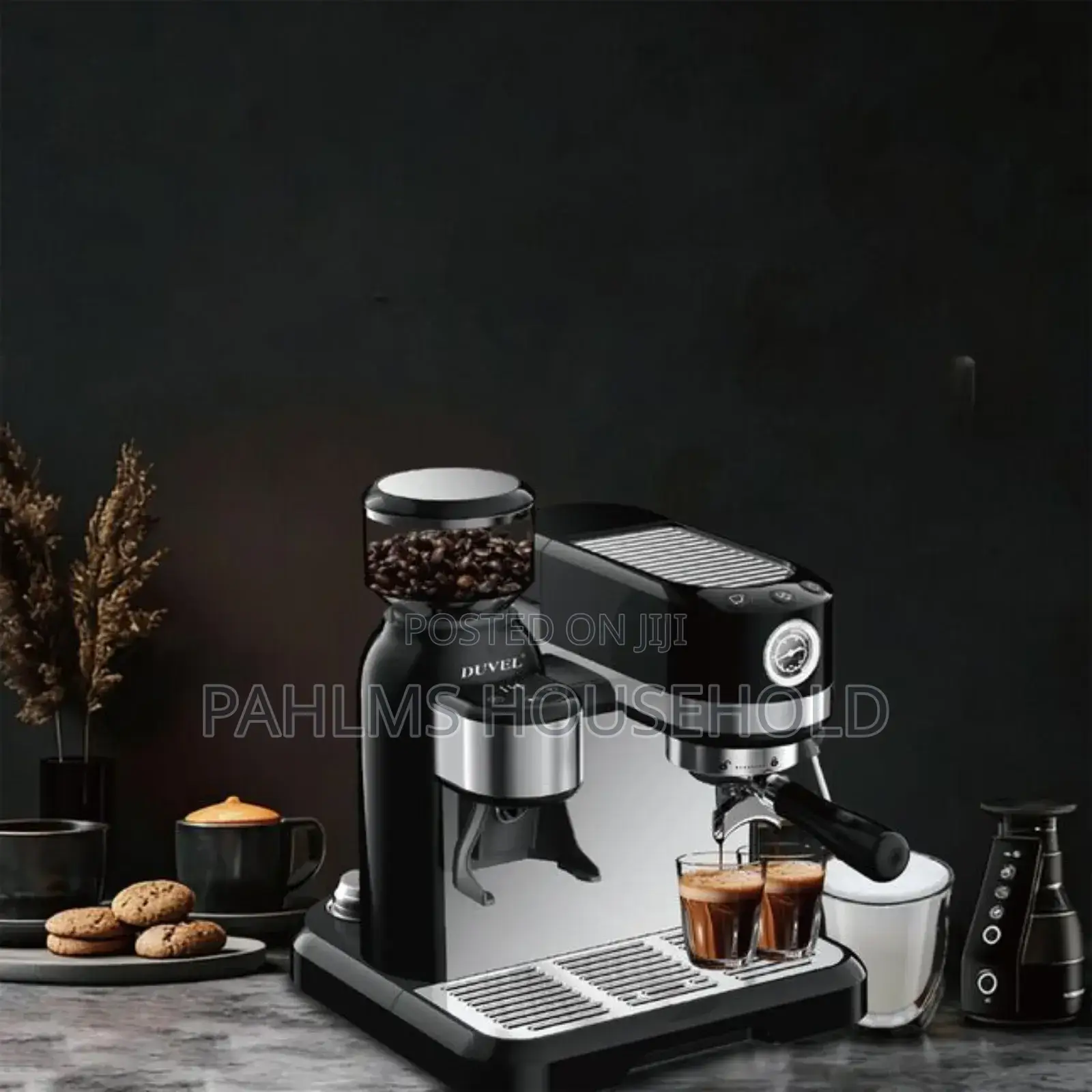 Duvel Automatic Espresso Coffee Machine With Built-in Coffee Grinder