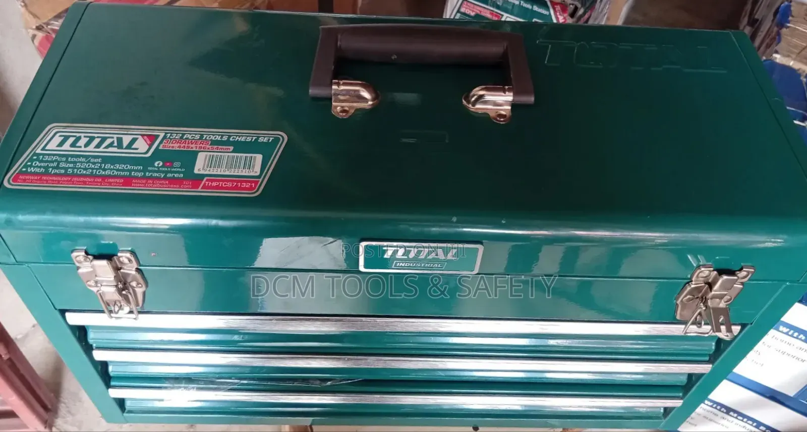132pcs Total Tools Box