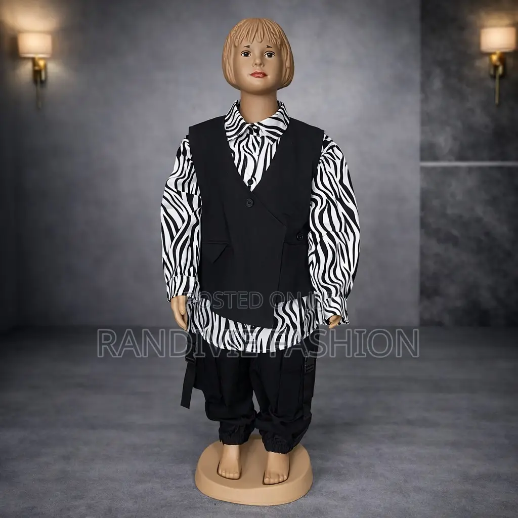 Zebra Kid Set [Black/White]