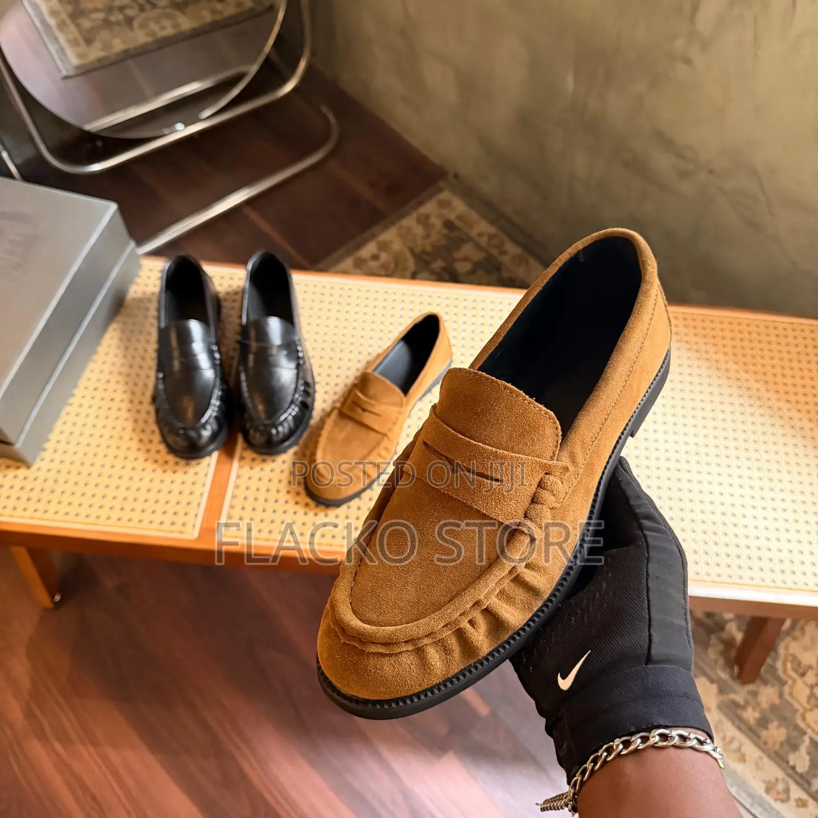 Original Witchery Ruched Detailed Edge Loafers Shoes