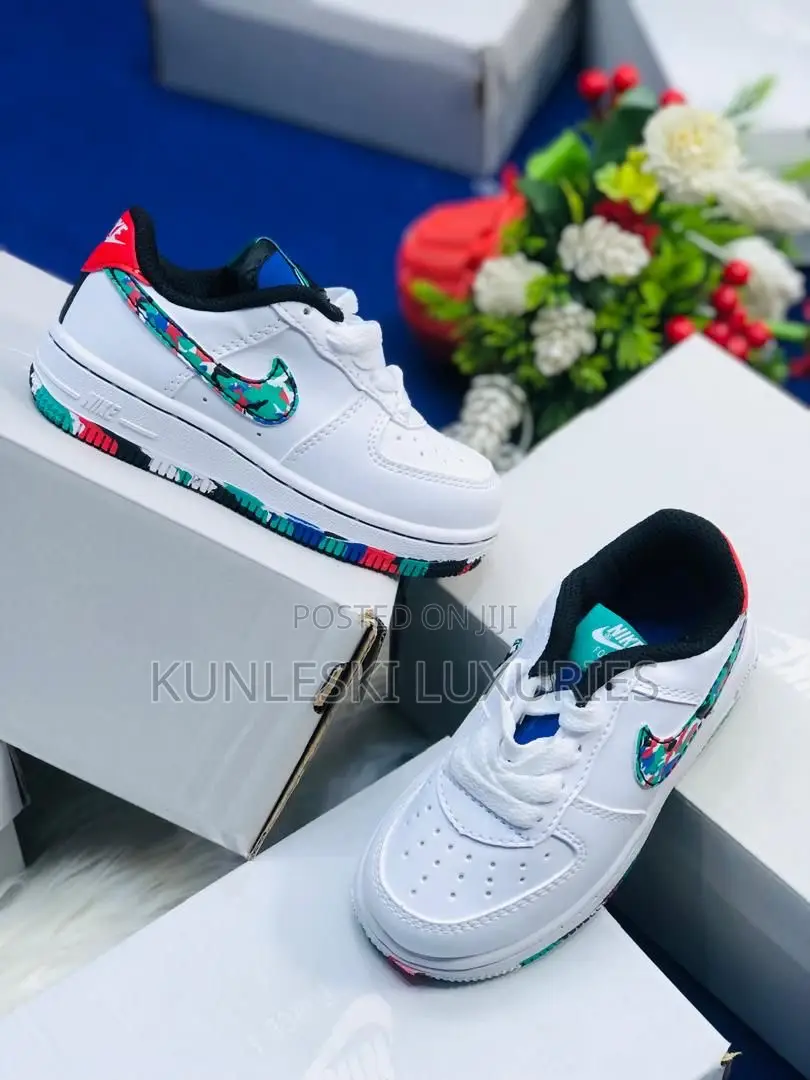 Original Nike Airforce White Sneakers For Kid’S