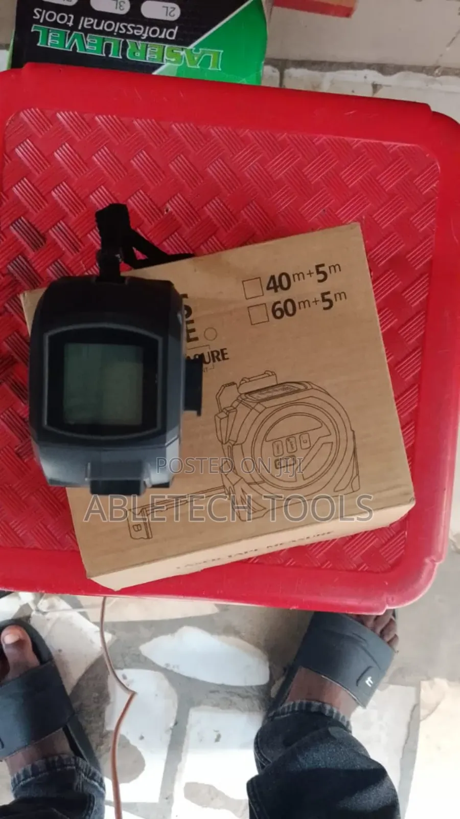 3 in 1 Laser Tape Measure