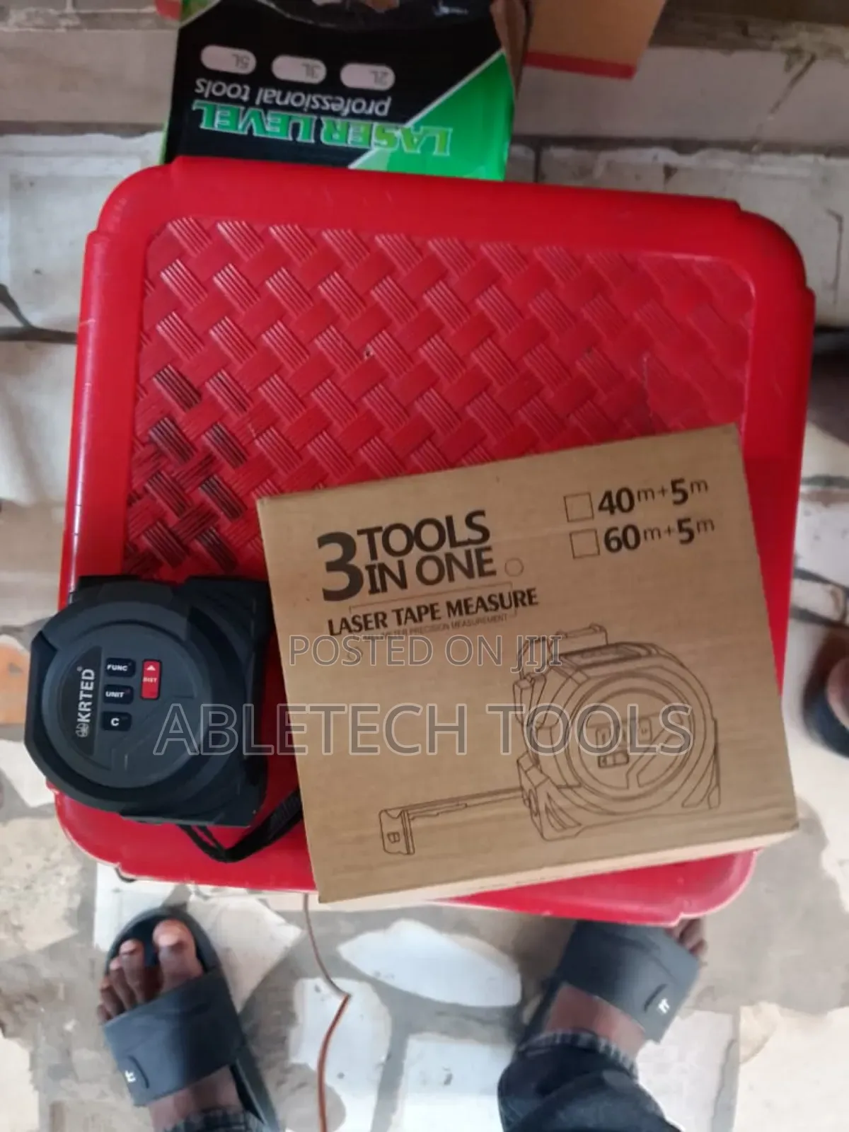 3 in 1 Laser Tape Measure
