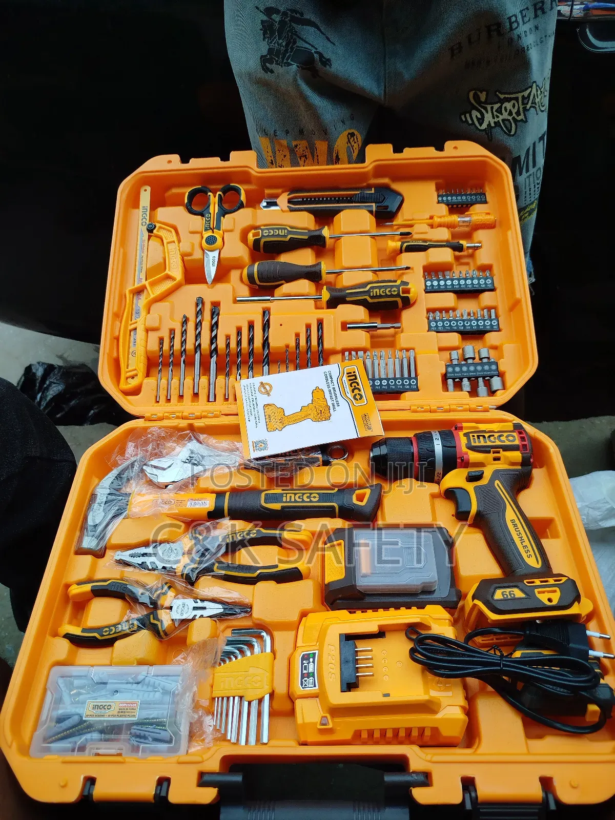 Ingco 165pcs Tools Set 20v