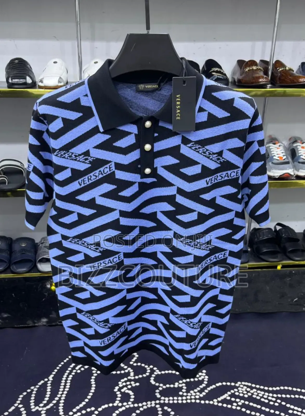 Original Versace Polo Shirts Available in Store
