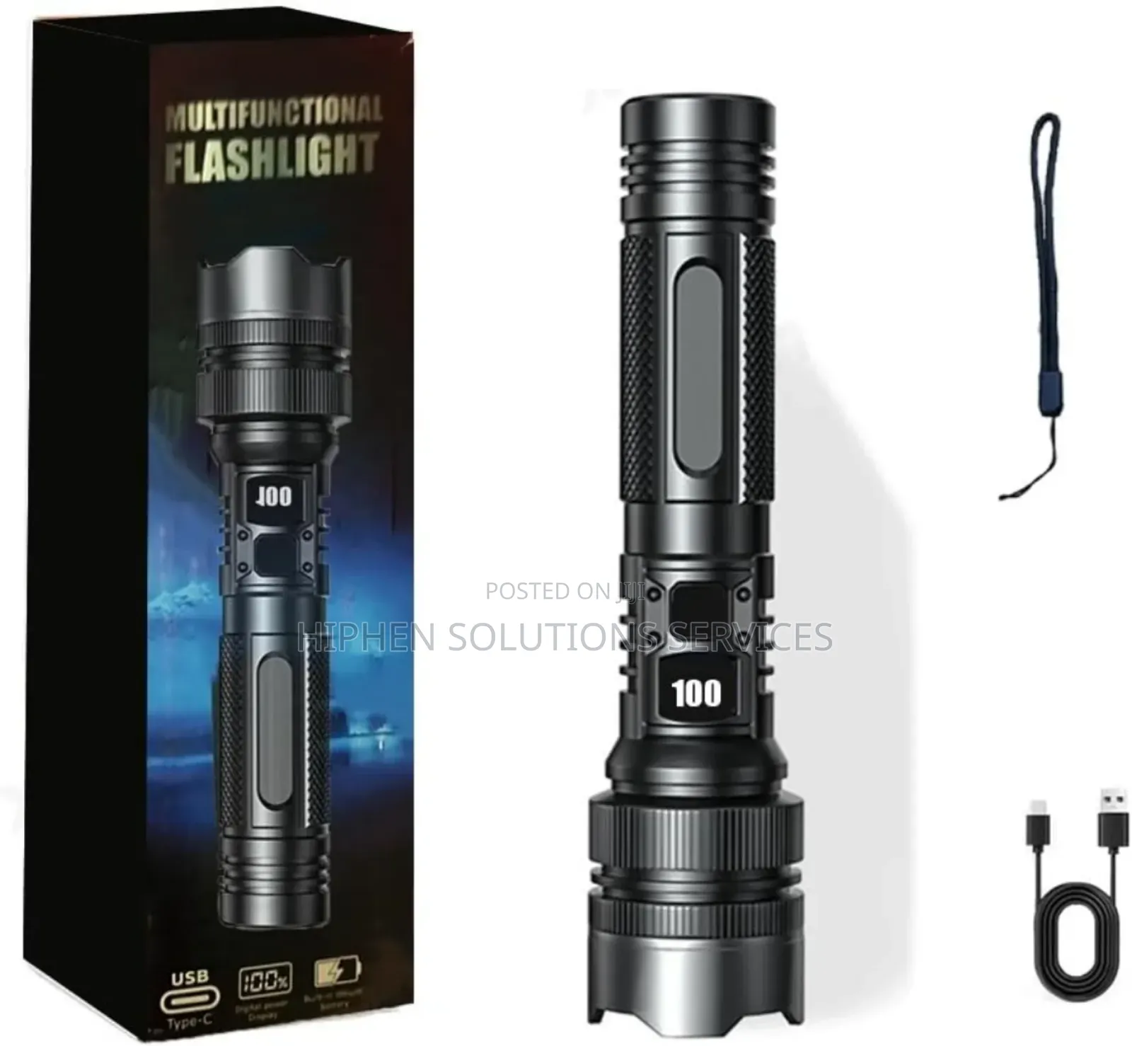 Led Self Defence Flashlight