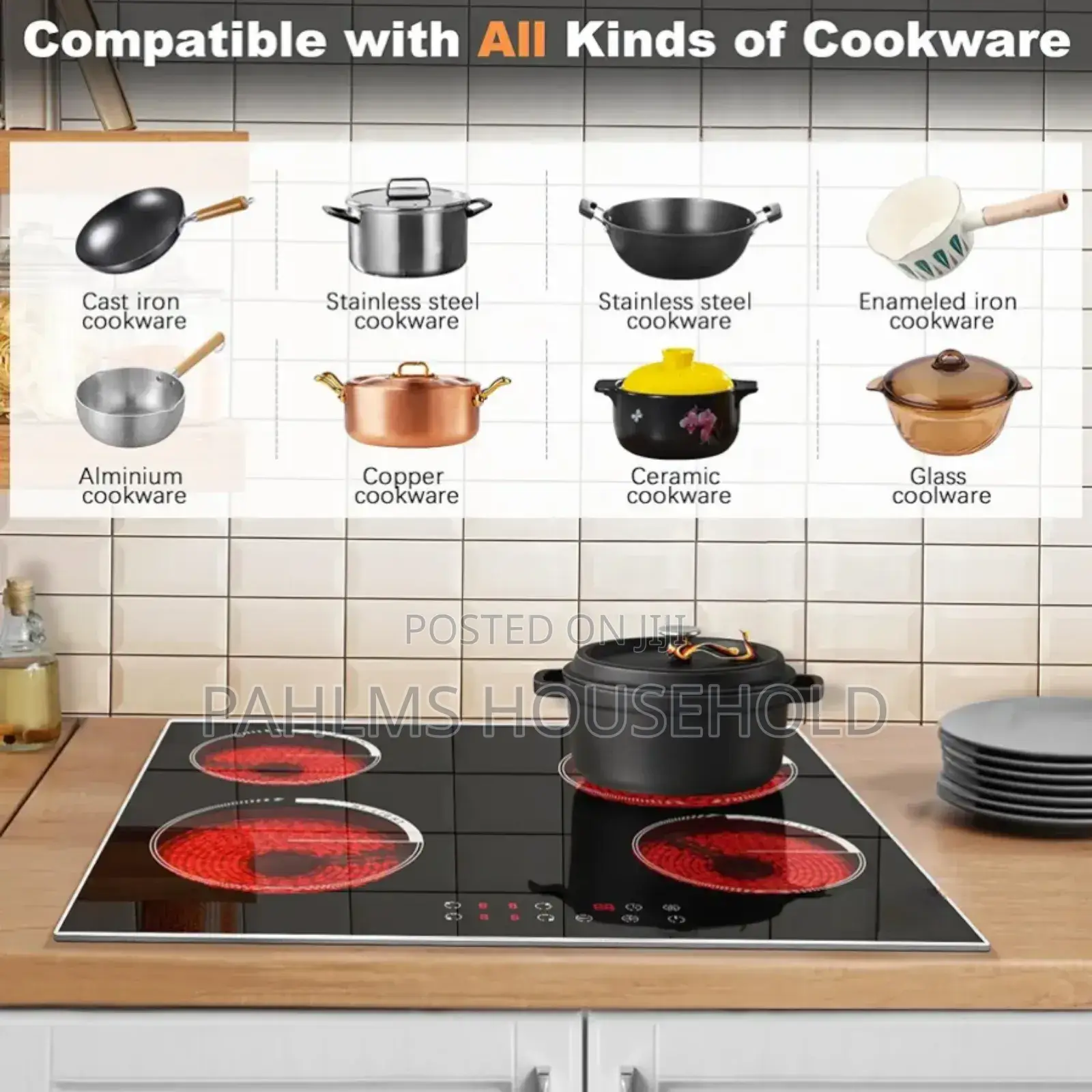 Login Lchobtc23 4 Burner Electric Cooker