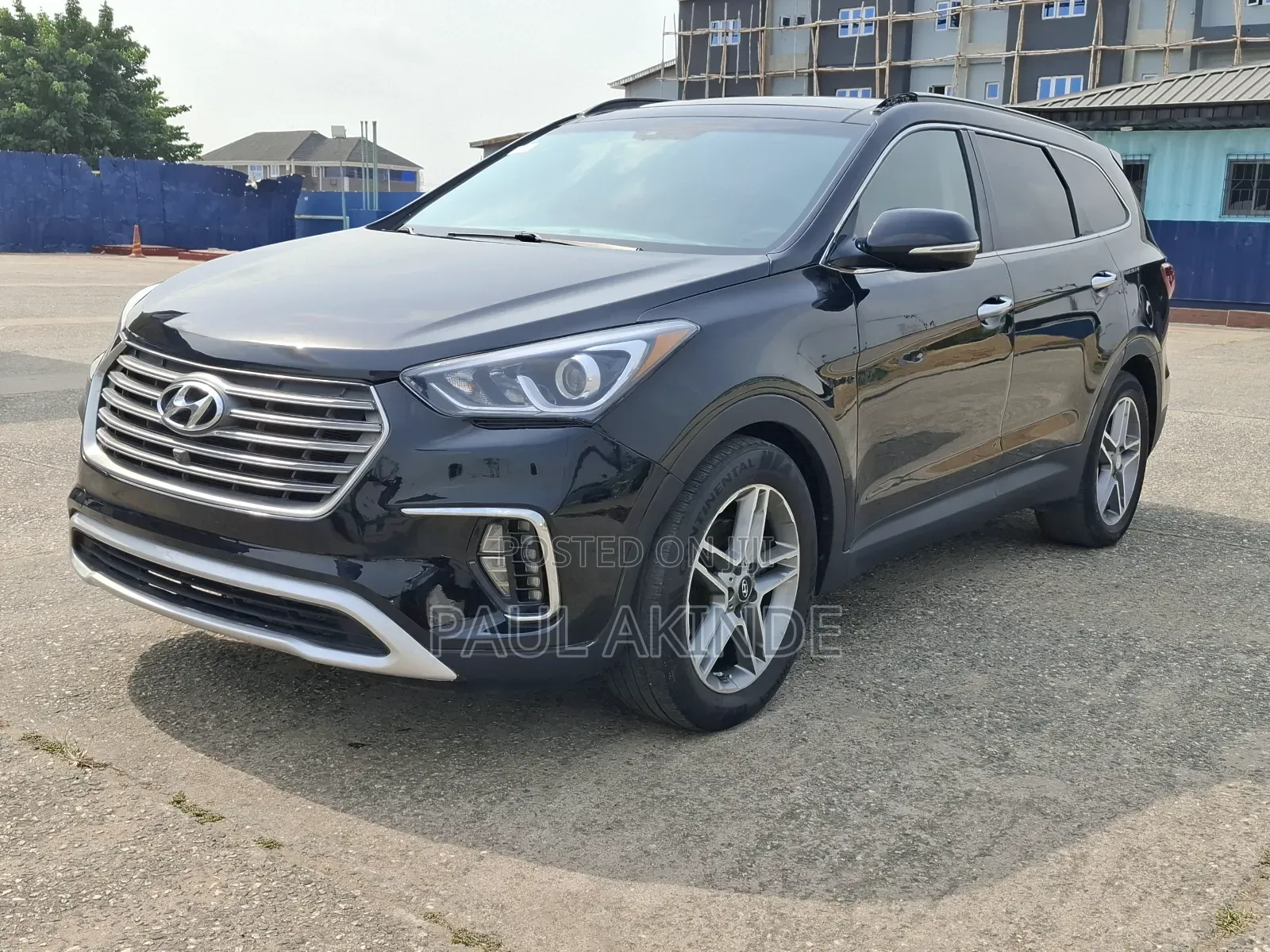 Hyundai Santa Fe Limited Ultimate AWD 2017 Black