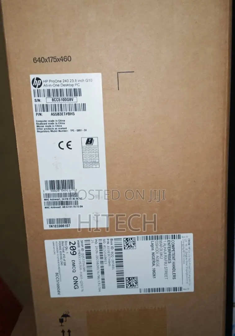 New HP ProOne 240 G10 All-in-One 4GB Intel Core i3 SSD 512GB