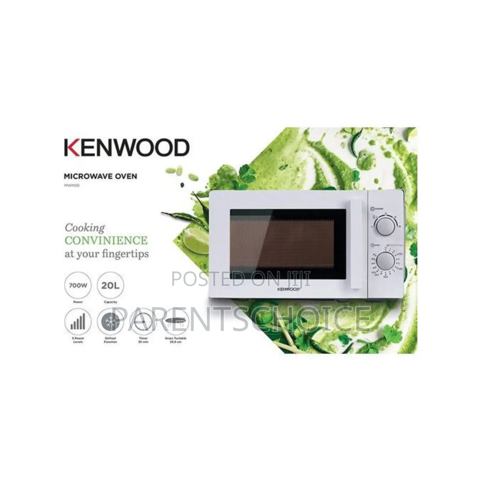 Kenwood 20l Solo Microwave Oven | Mwm20wh