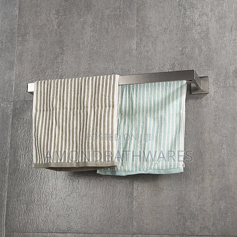 Double Chrome Towel Hanger