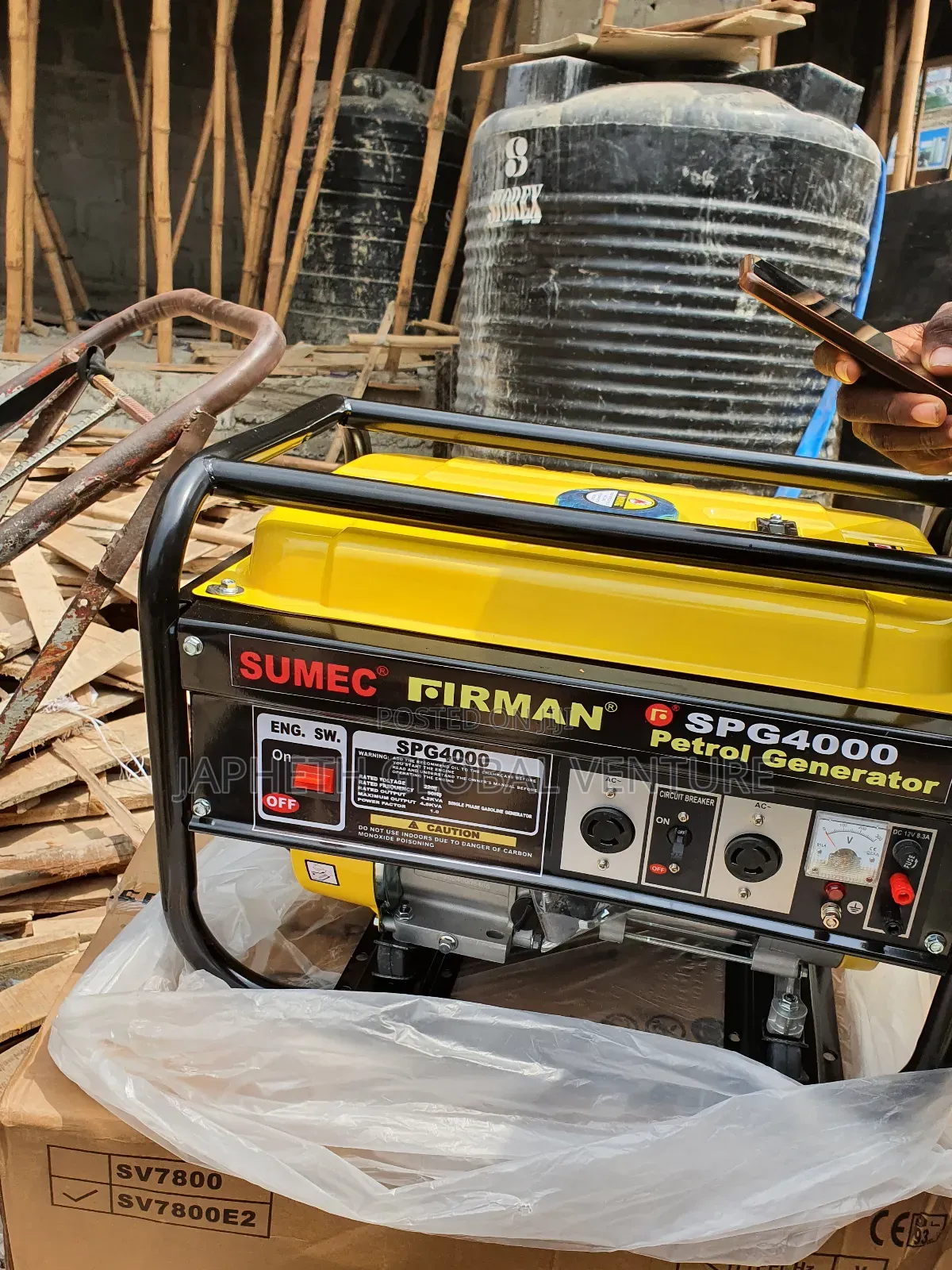 Sumec Firman SPG 4000 Manual Start Petrol Generator