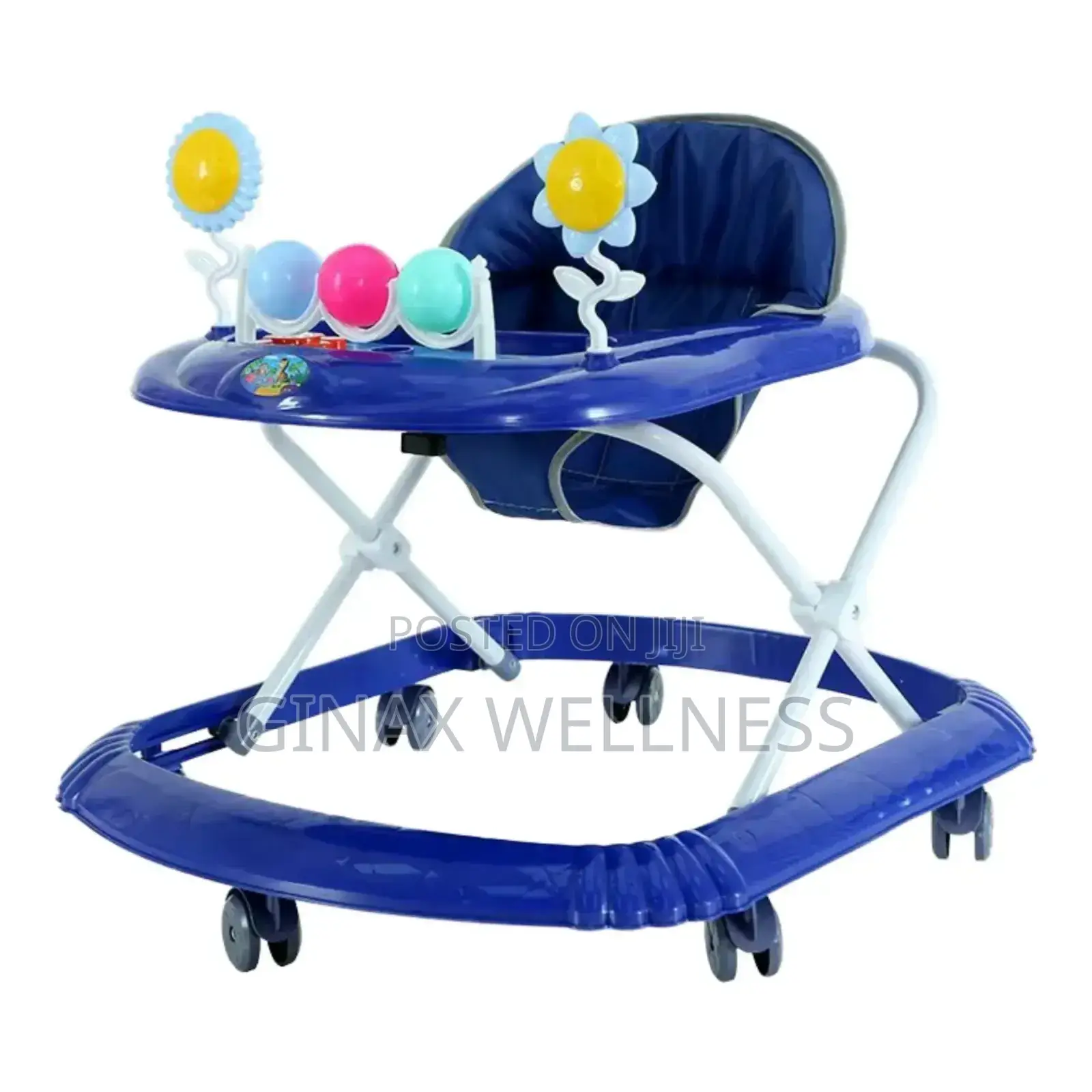 Foldable Baby Walker With Interactive Toys (For 6-24 Months Olds)