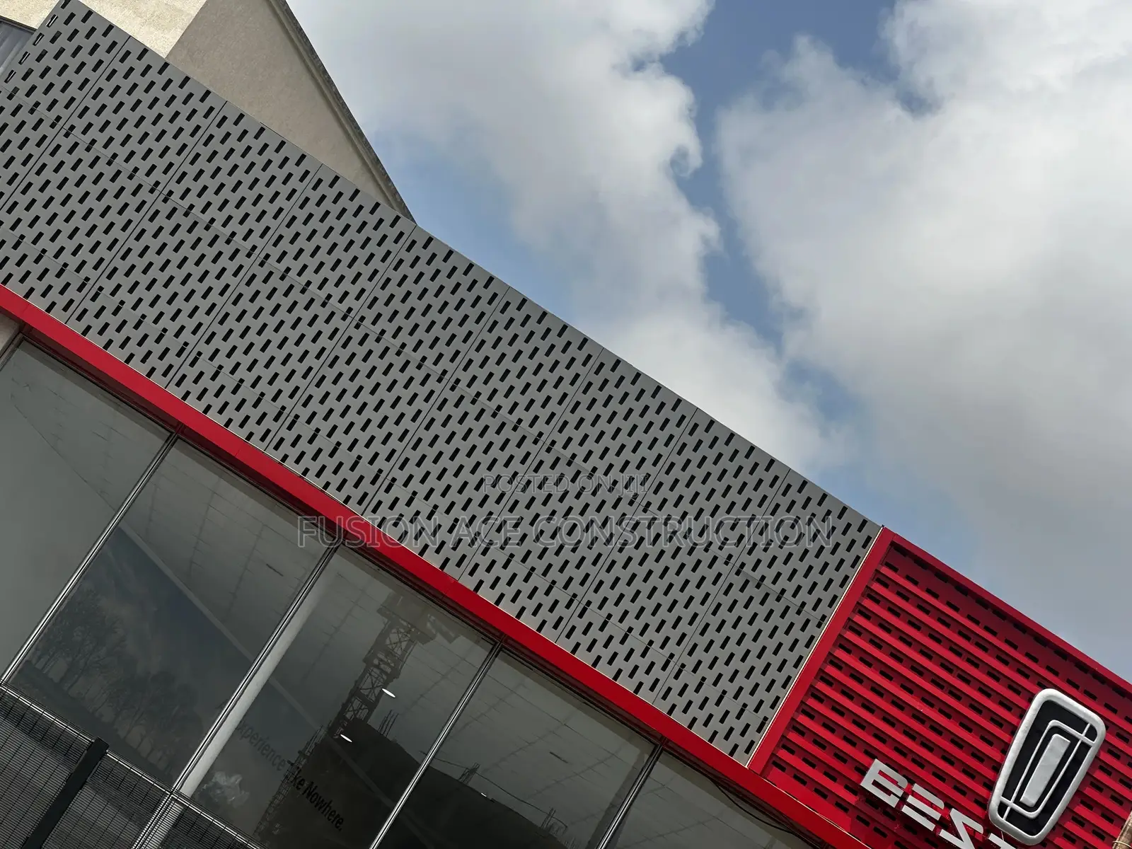 Perforated Laser Cut Alucoboard Wall Cladding