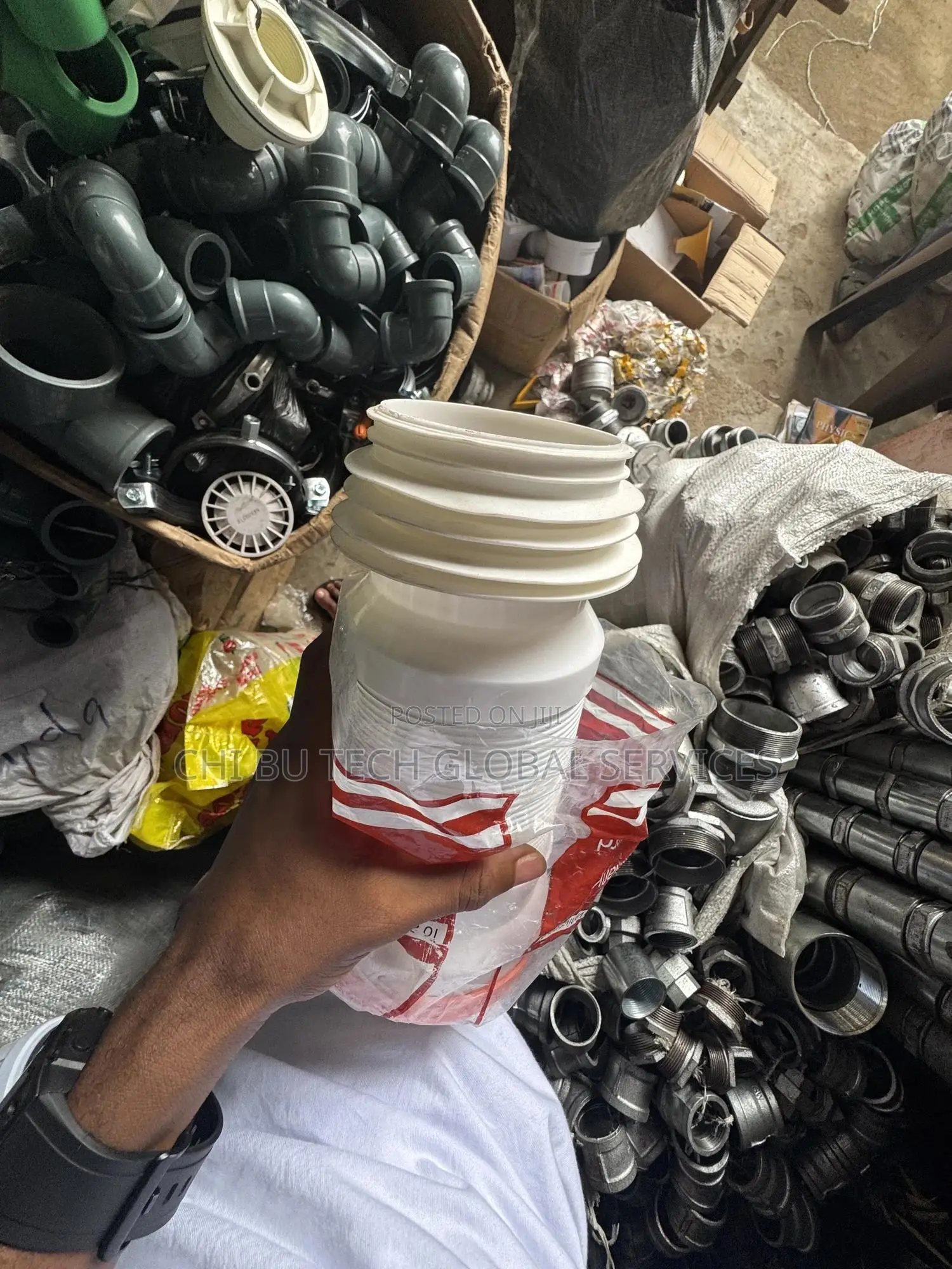 4 Inch Flexible Toilet Pan Connector