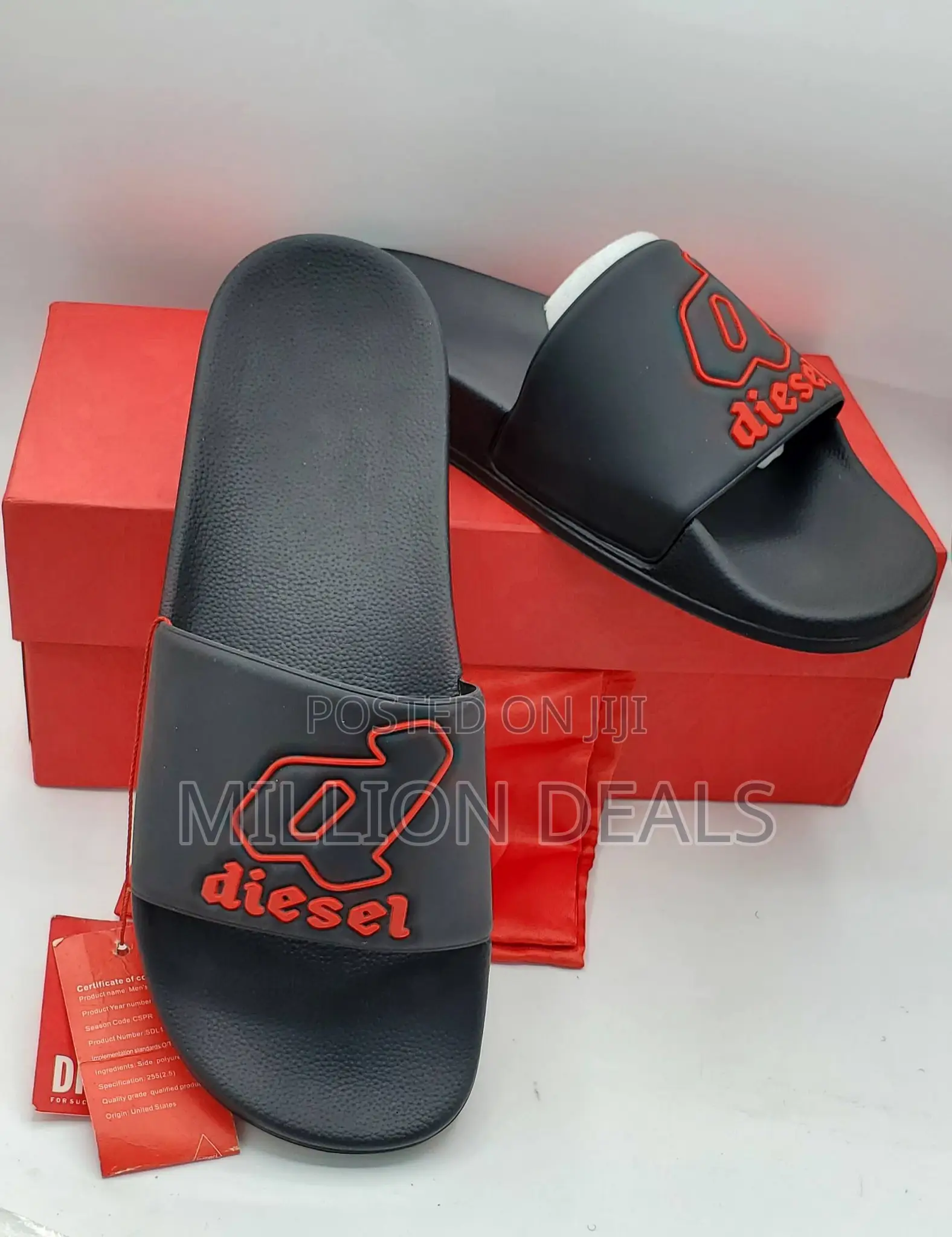 Men's Unique Trendy Flip Flop Slides Slippers 44