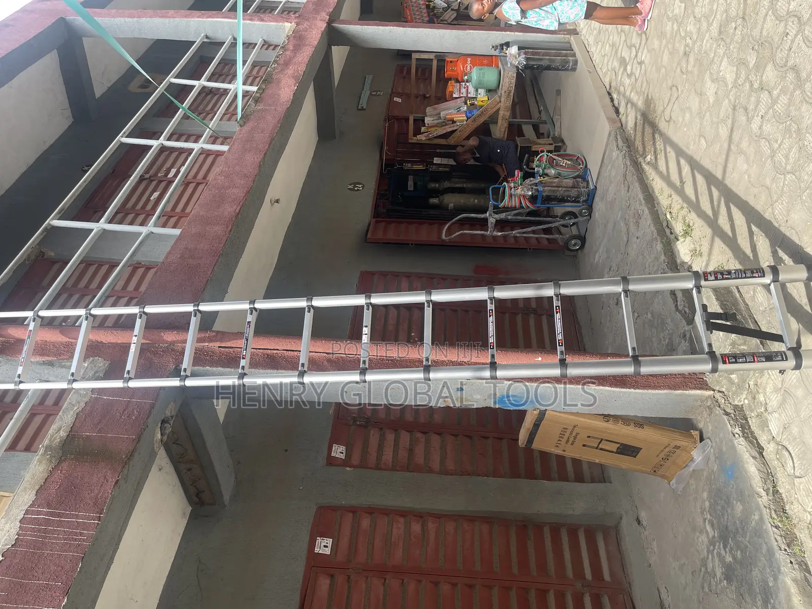 4.1meter Alliminium Heavy Duty Ladder