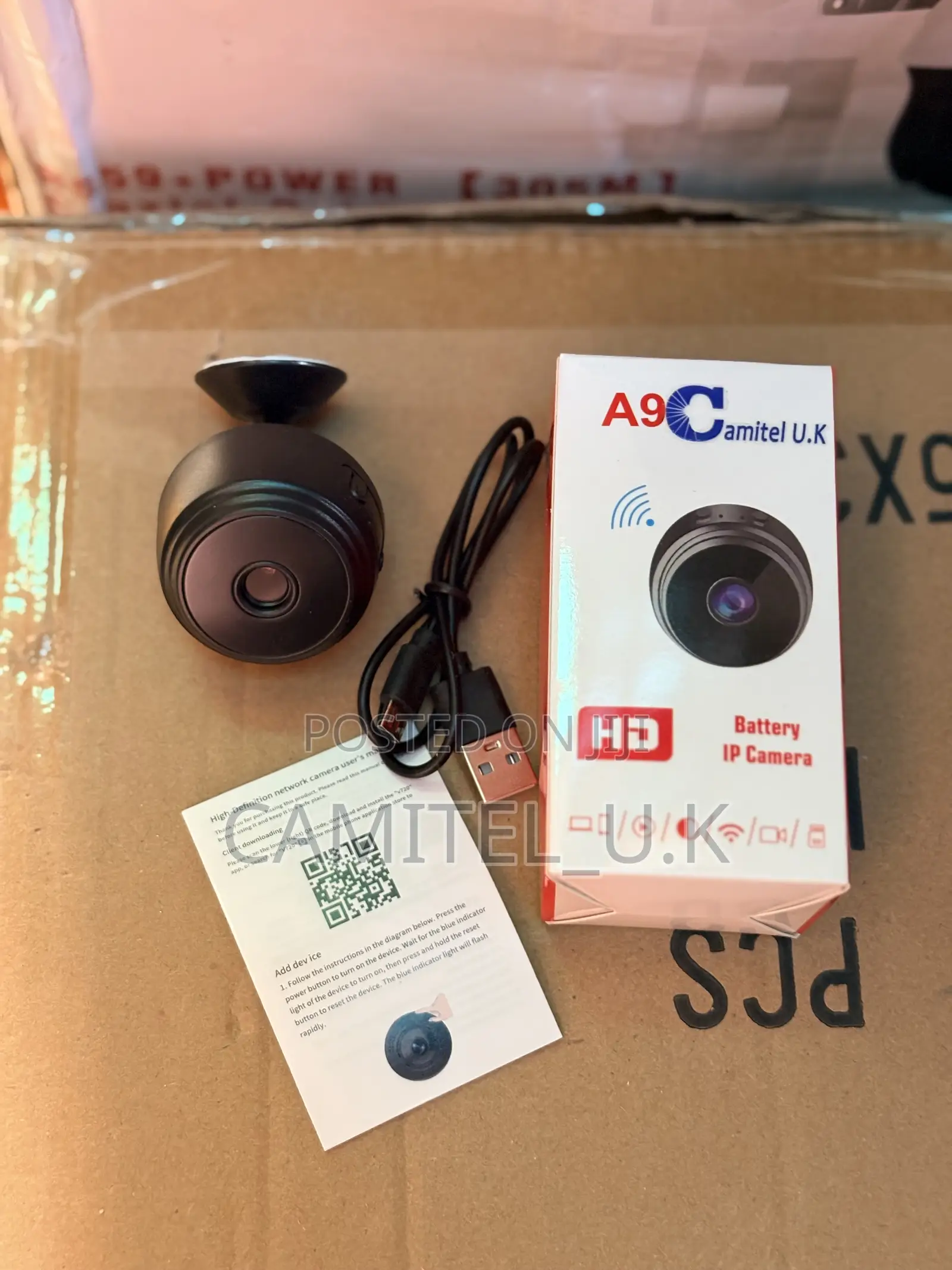 V380 Wifi Hd Battery Ip Spy Camera - A9
