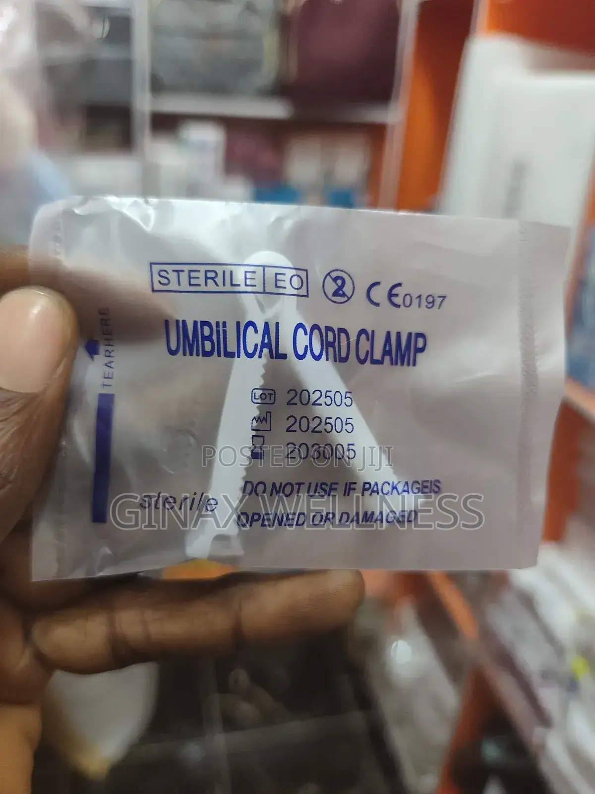 Sterile Umbilical Cord Clamp (Medical Grade)
