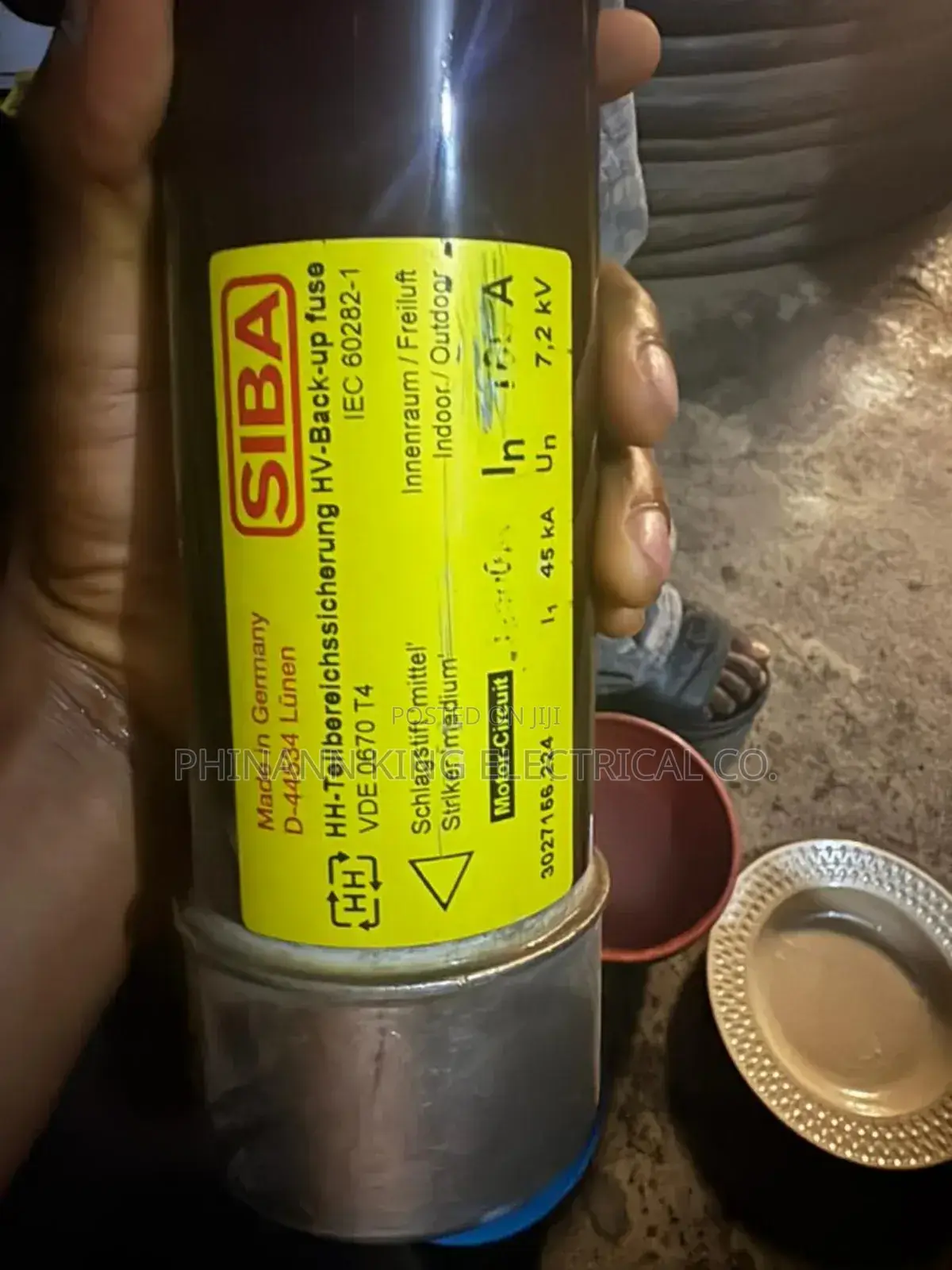 Transformer Fuse Siba 45kva 7.2kv