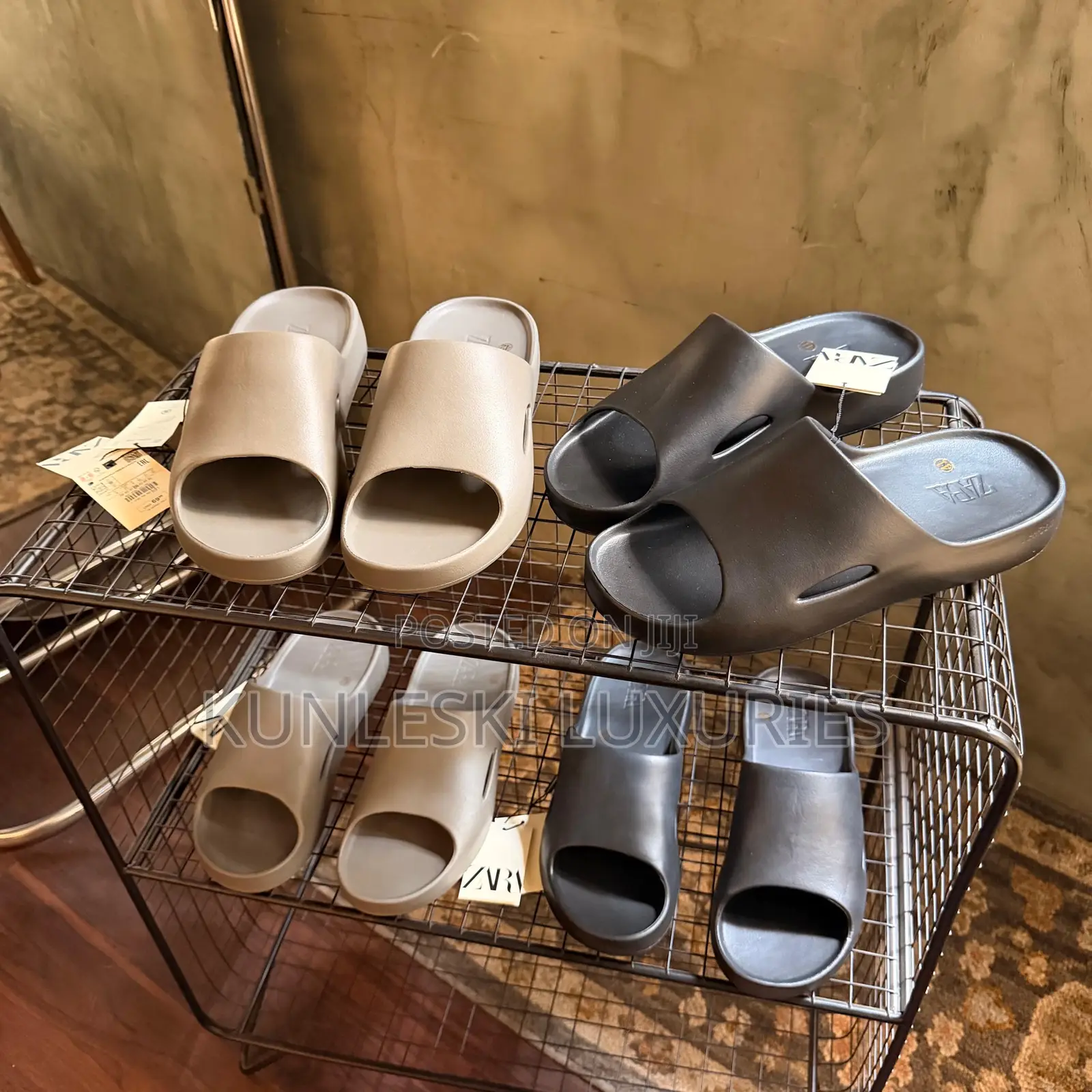 Original Zara Jetfoam Rubberized Eva Slides