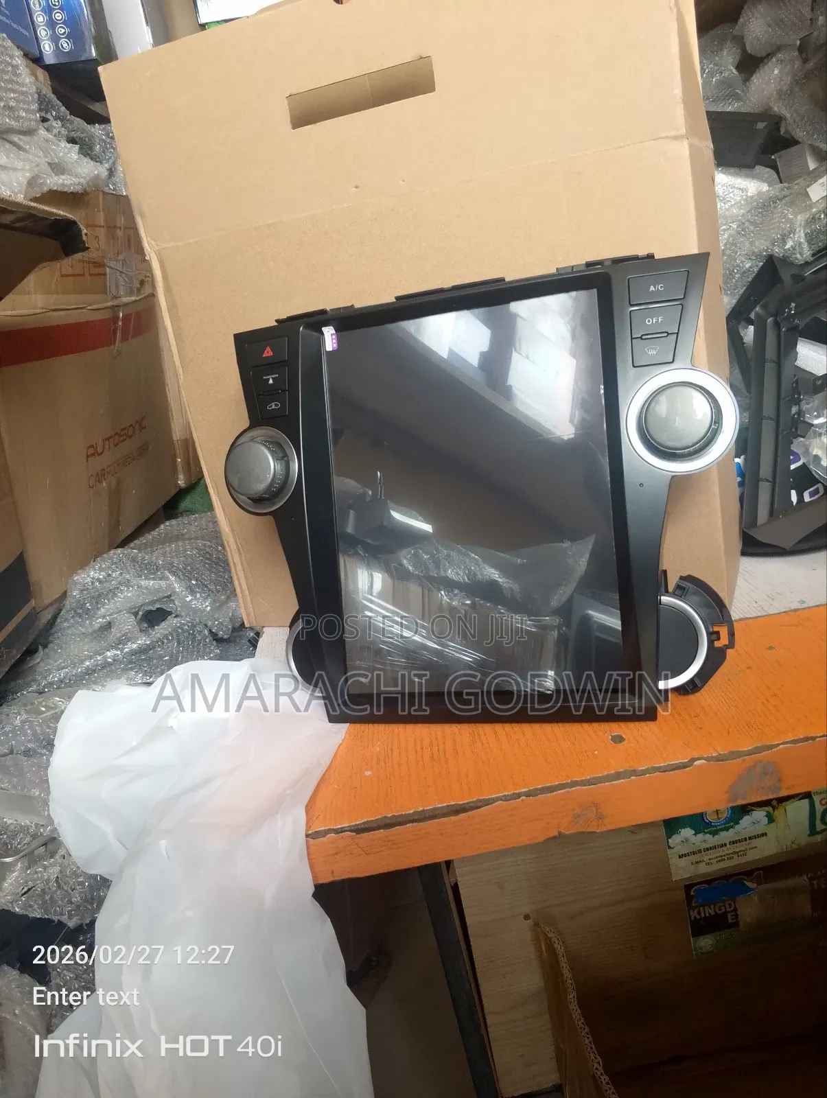 Highlander 2008-013 Tesla Navigation Screen