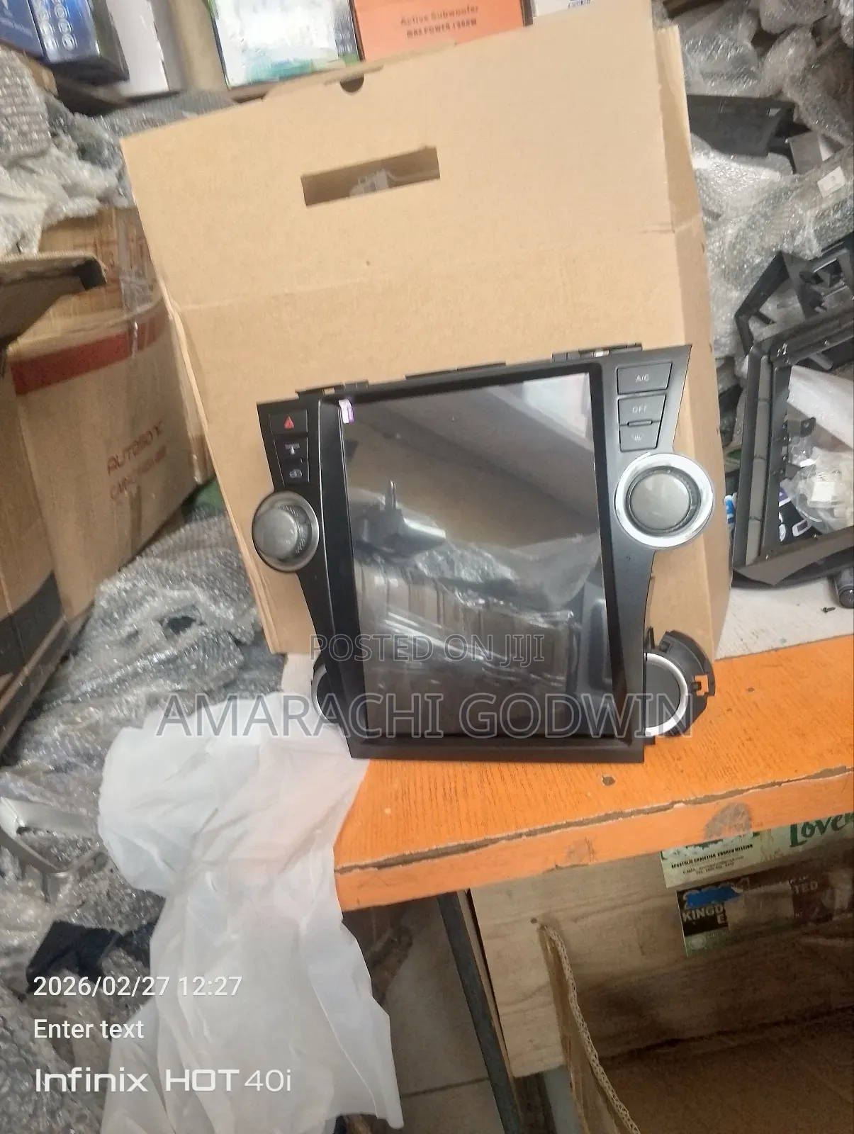 Highlander 2008-013 Tesla Navigation Screen