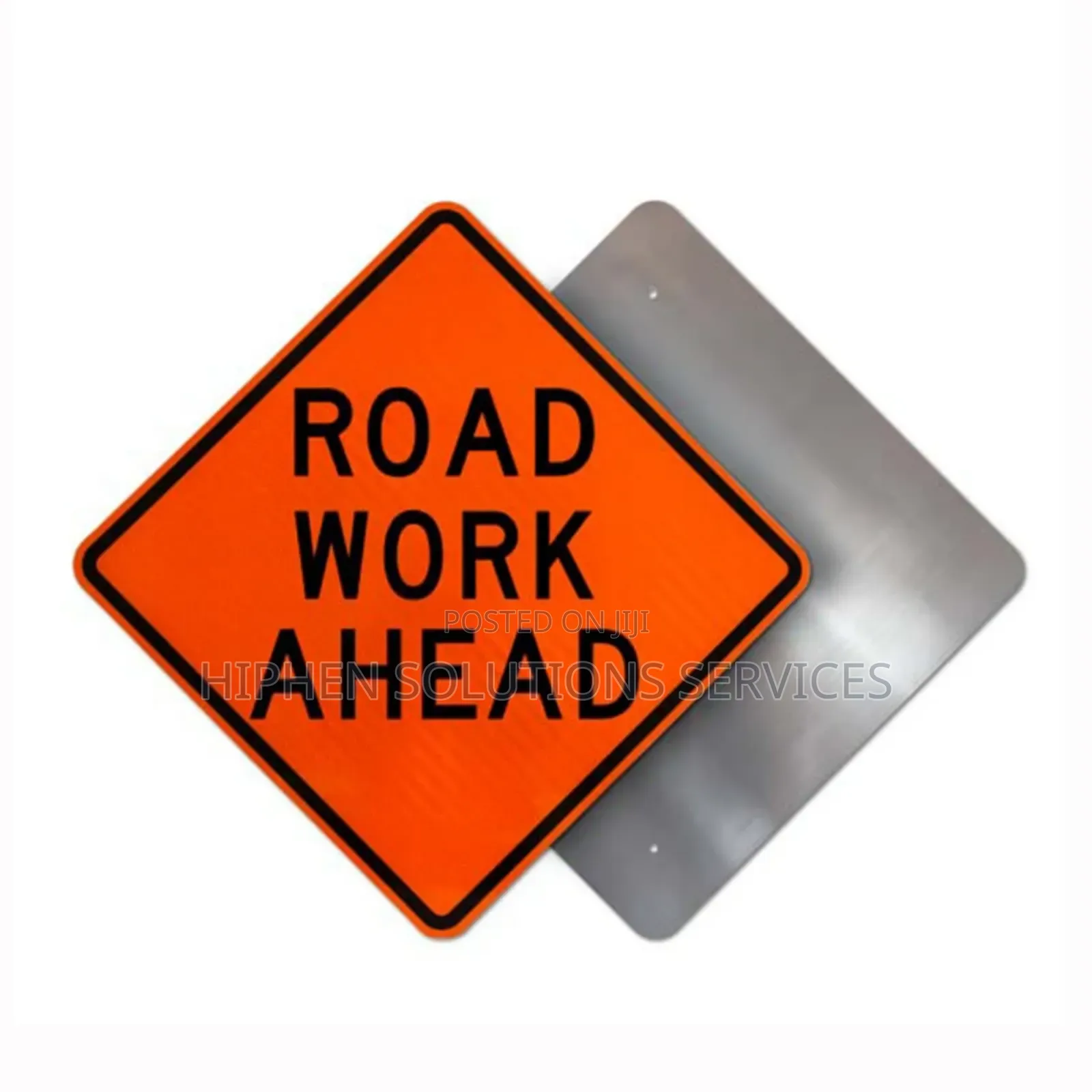Reflective Road Construction Warning Signs Abuja.