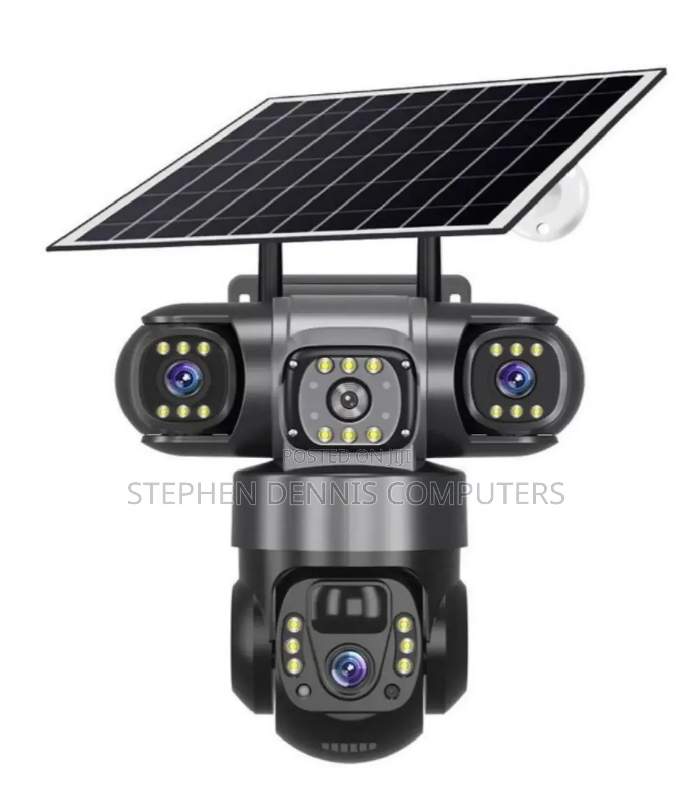 Triple Lens 4g Solar CCTV Wireless Camera