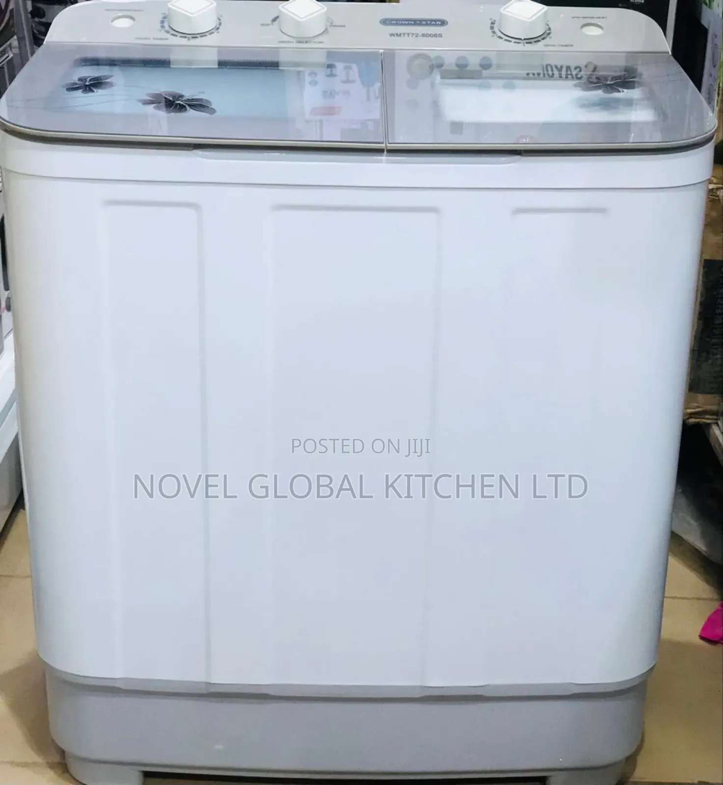 7.5 Crown Star Double Top Loader Washing Machine