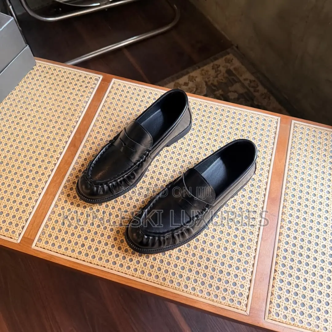 The Witchery Ruched Detailed Edge Suede Loafers Shoes