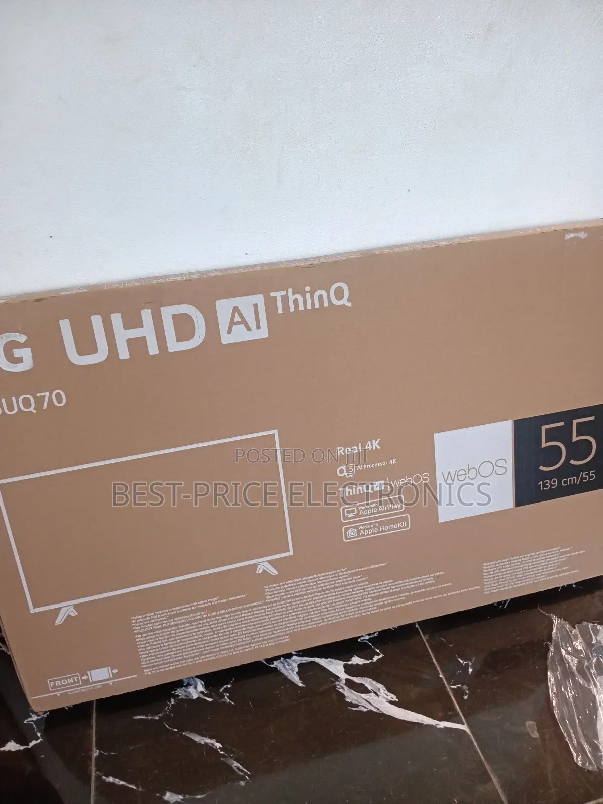 50 Inches Lg True Cinema Experience Frameless Tv