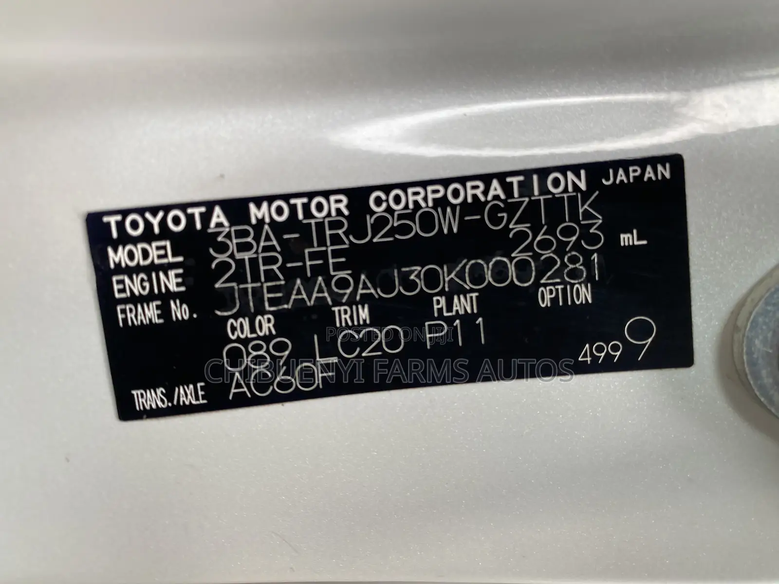 Toyota Land Cruiser 2024 White