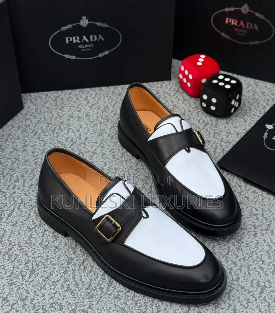Original Prada Loafers Leather Shoes For Men’S
