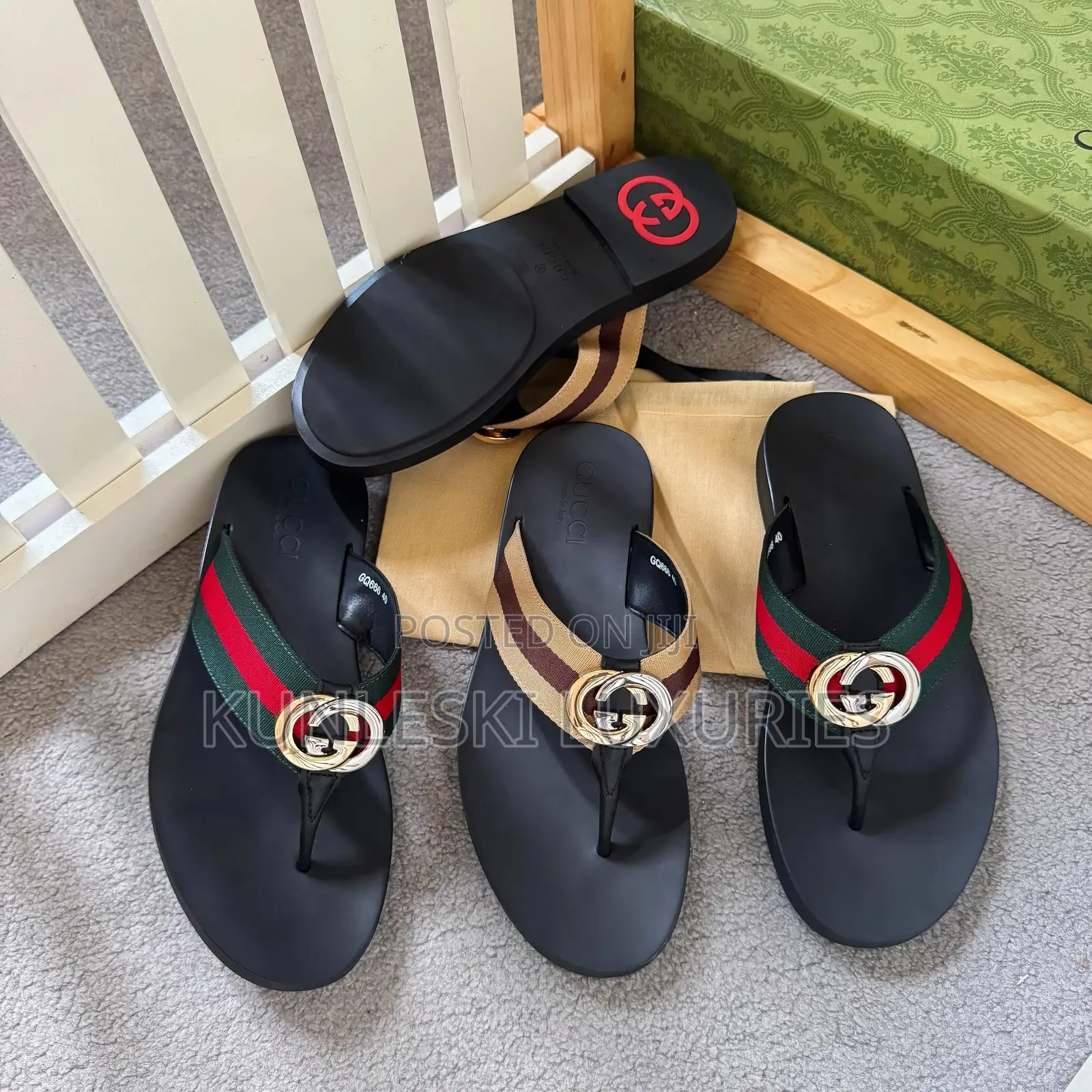 Original Gucci Men’S Slippers