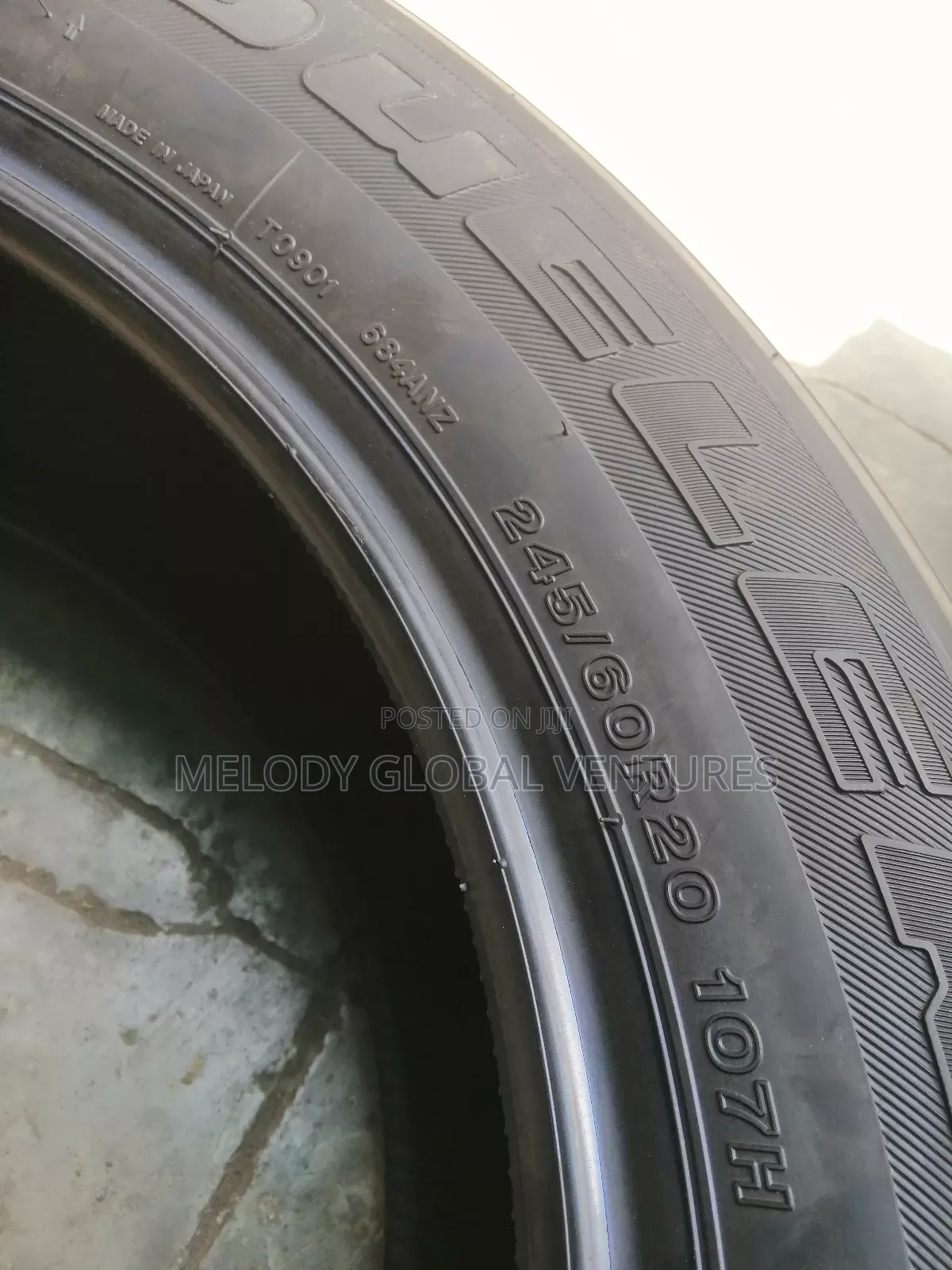 245/60r20 Bridgestone Tyre Made in Japan